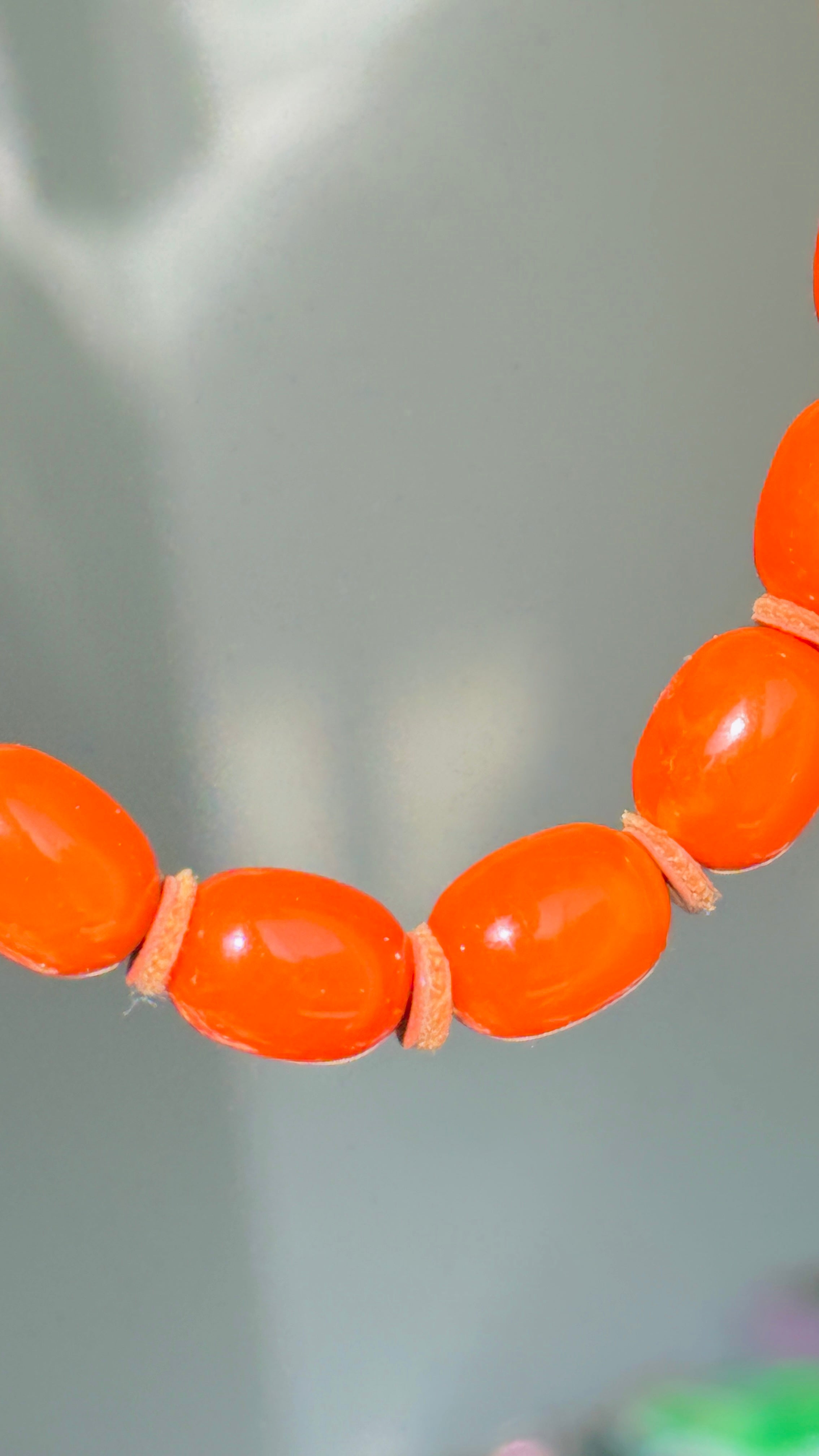 Noah’s seeds · Vintage Baltic Amber Necklace | Genuine Old Amber Beads | European Estate Find | Warm Honey-Red Patina|One-of-a-kind