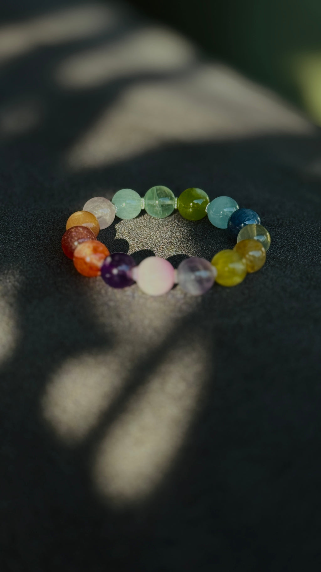 Handmade Natural Multigem Stones Bracelet