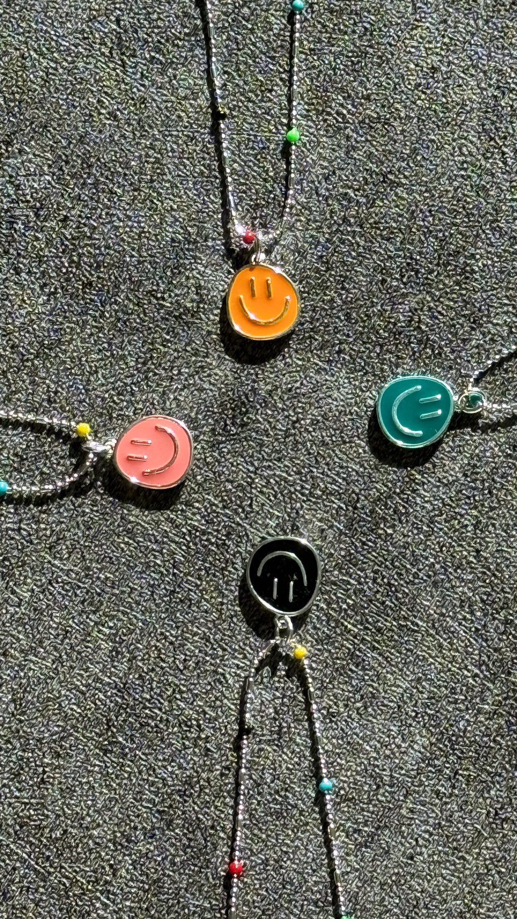 Good Vibes · Smiley-face necklace