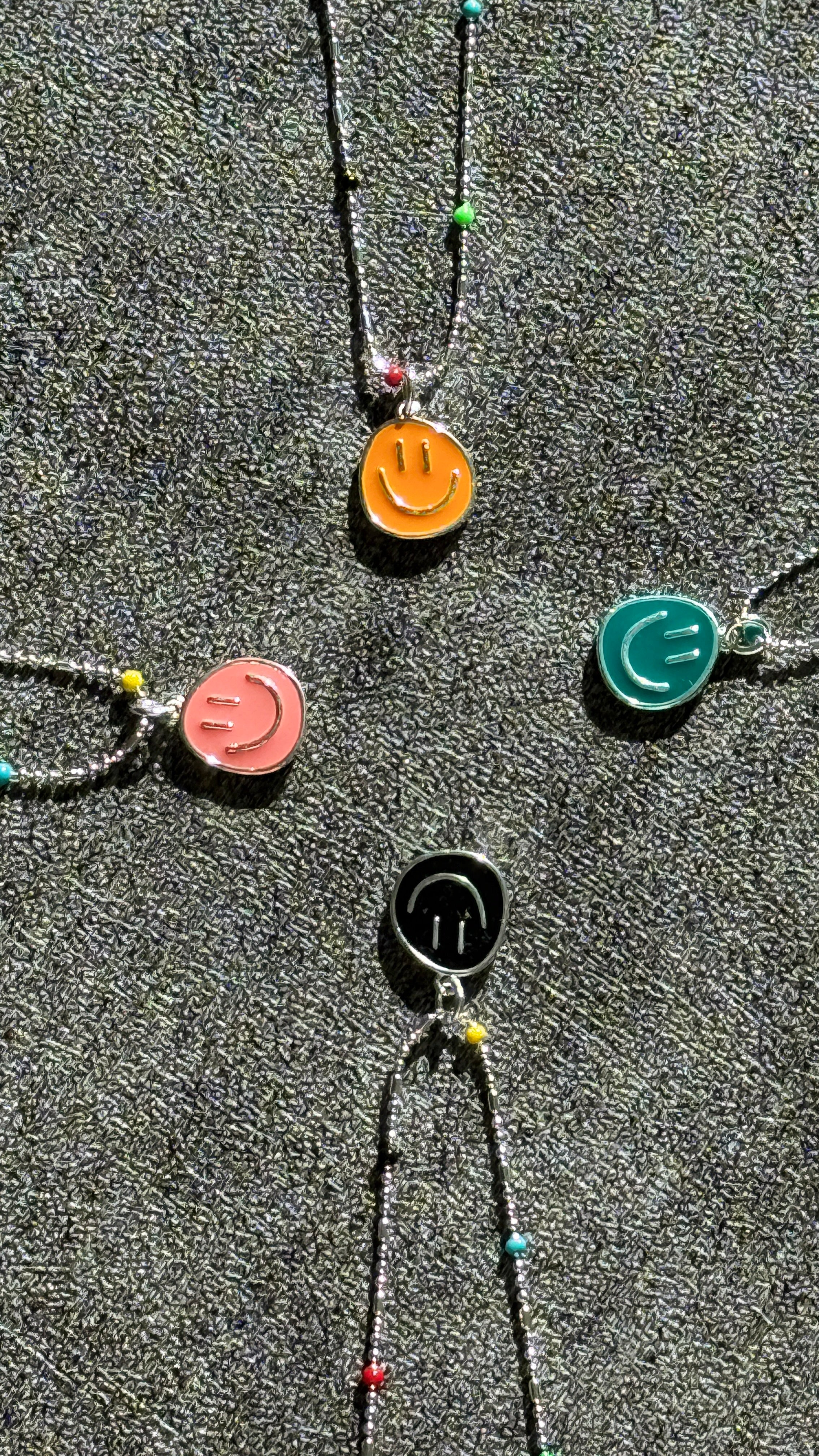 Good Vibes · Smiley-face necklace