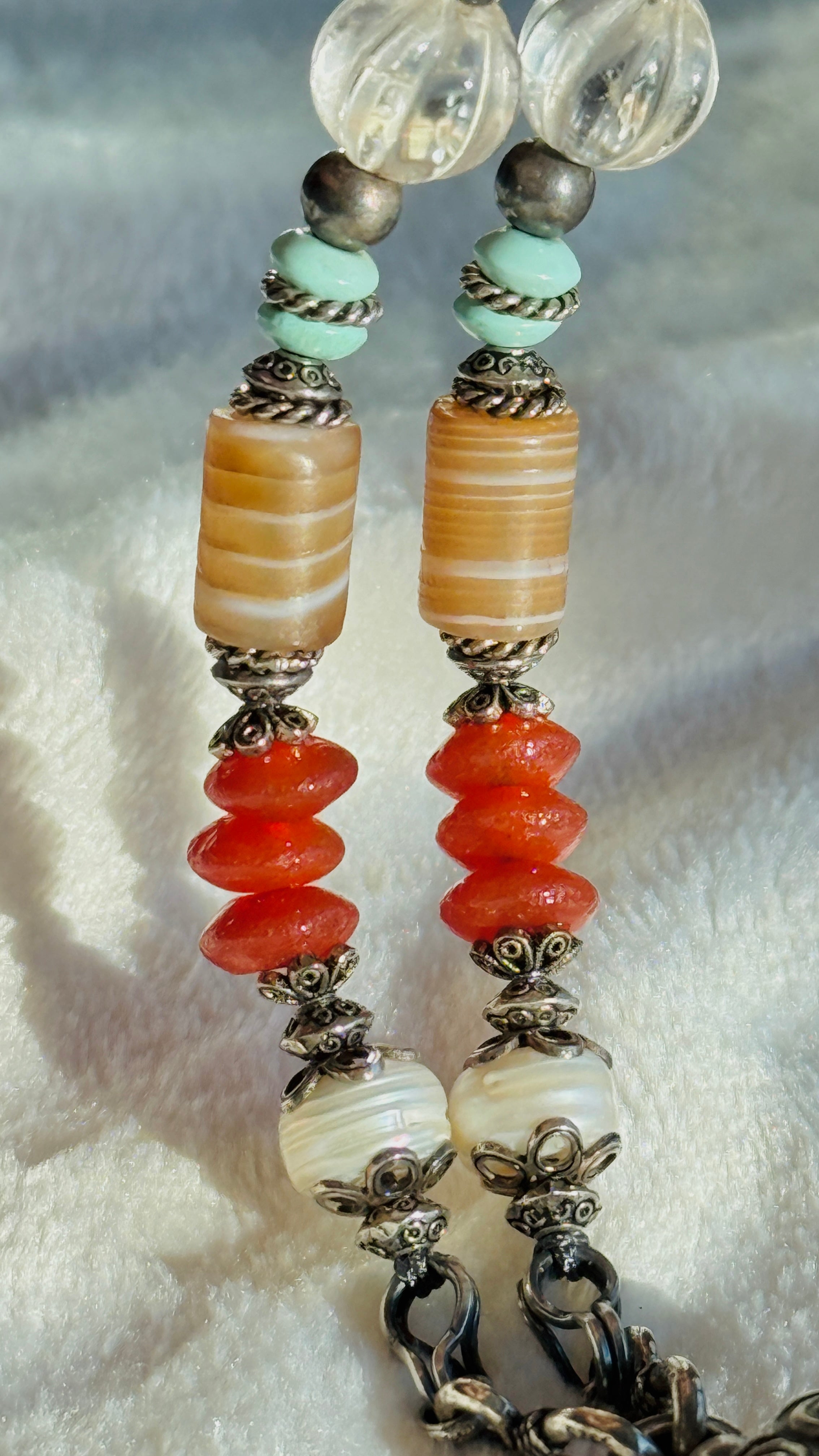 Queen of Green Spades ·  Yellow & Green Jade Necklace | Auspicious Chinese Jade Pendant | One-of-a-kind