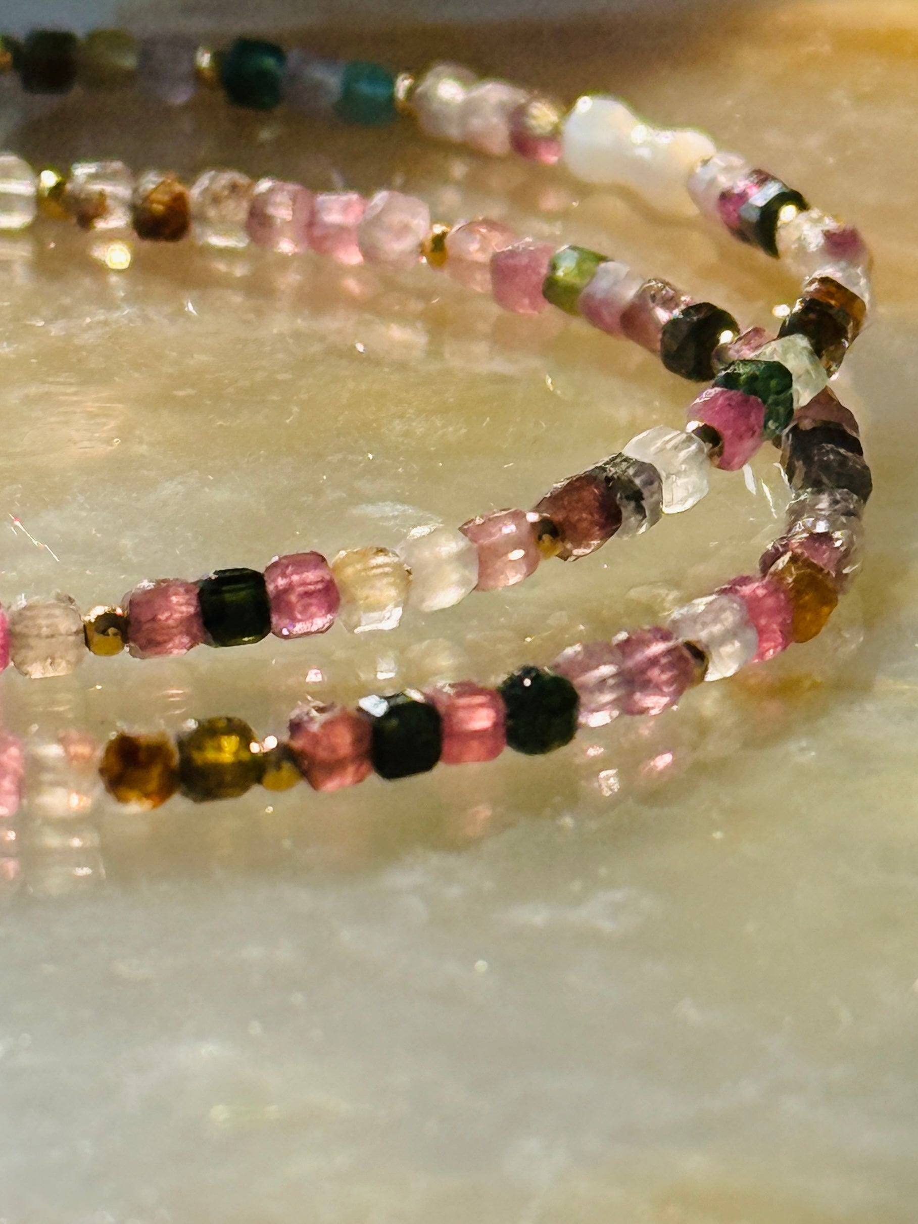 Tourmaline Beaded Necklace