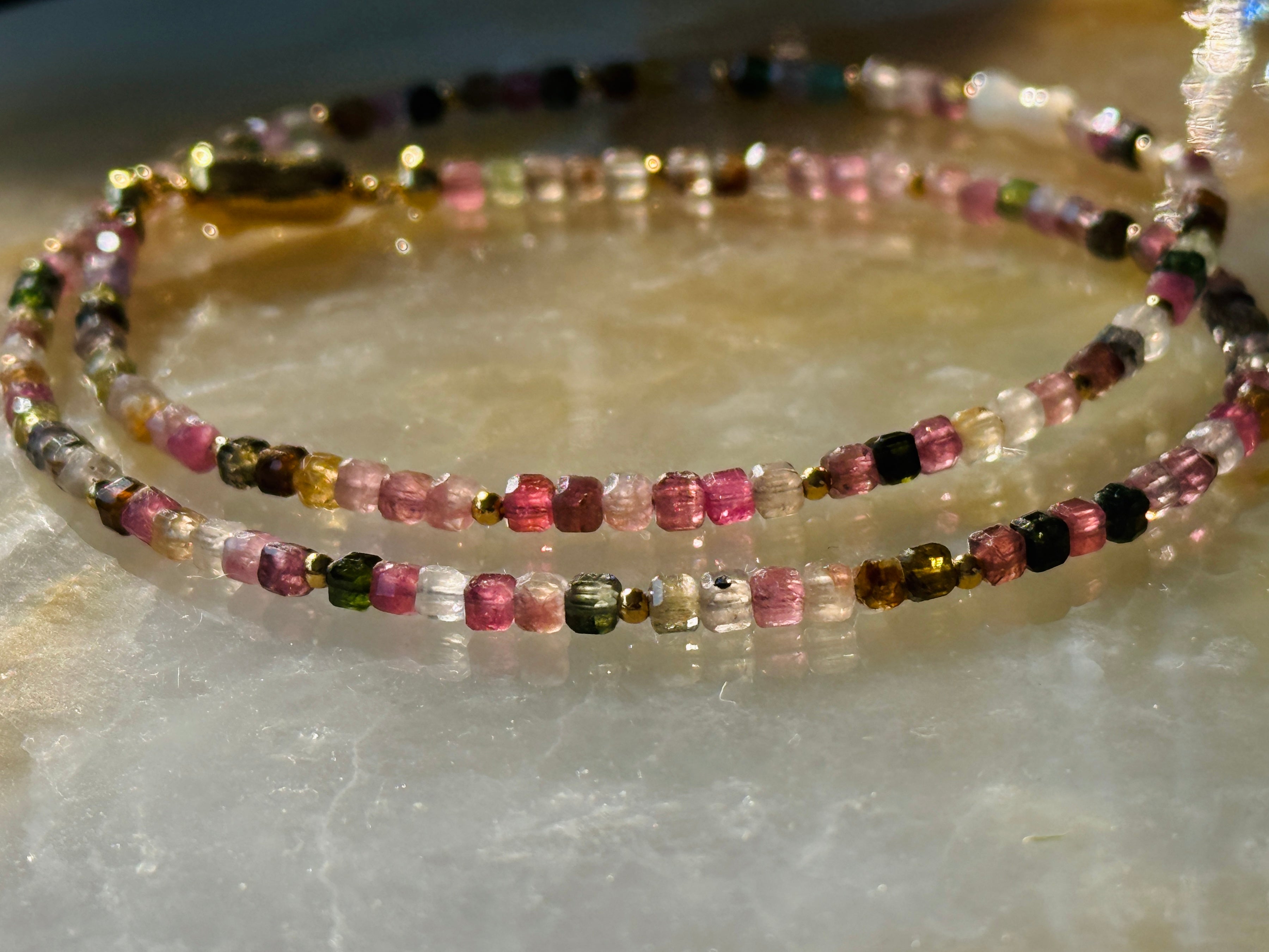 Tourmaline Beaded Necklace