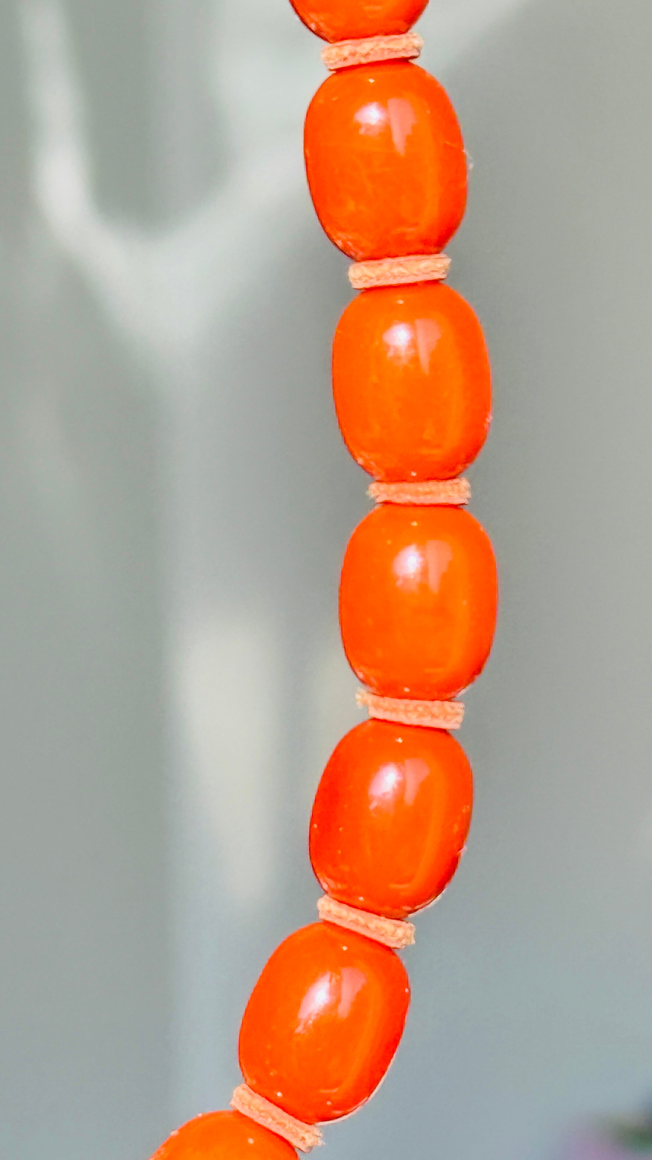 Noah’s seeds · Vintage Baltic Amber Necklace | Genuine Old Amber Beads | European Estate Find | Warm Honey-Red Patina|One-of-a-kind