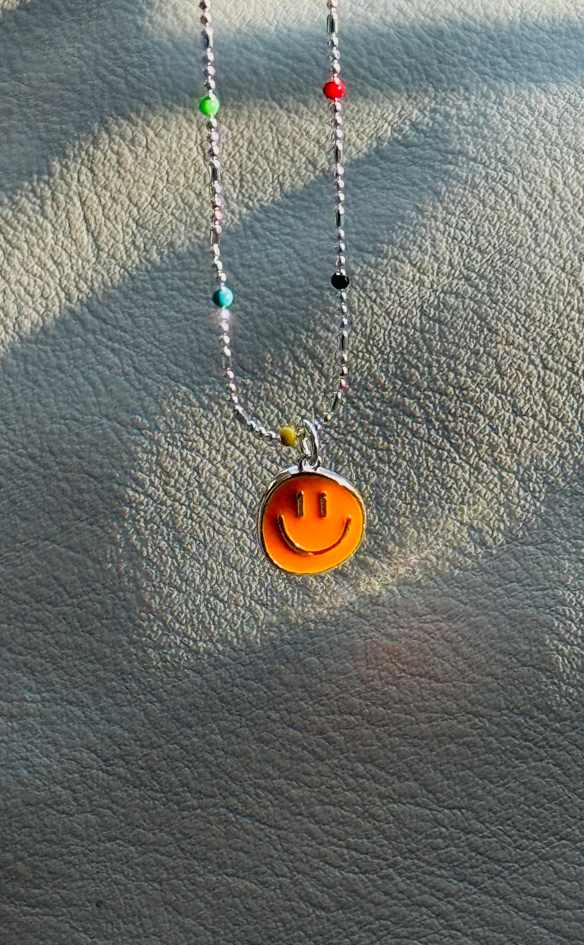 Good Vibes · Smiley-face necklace