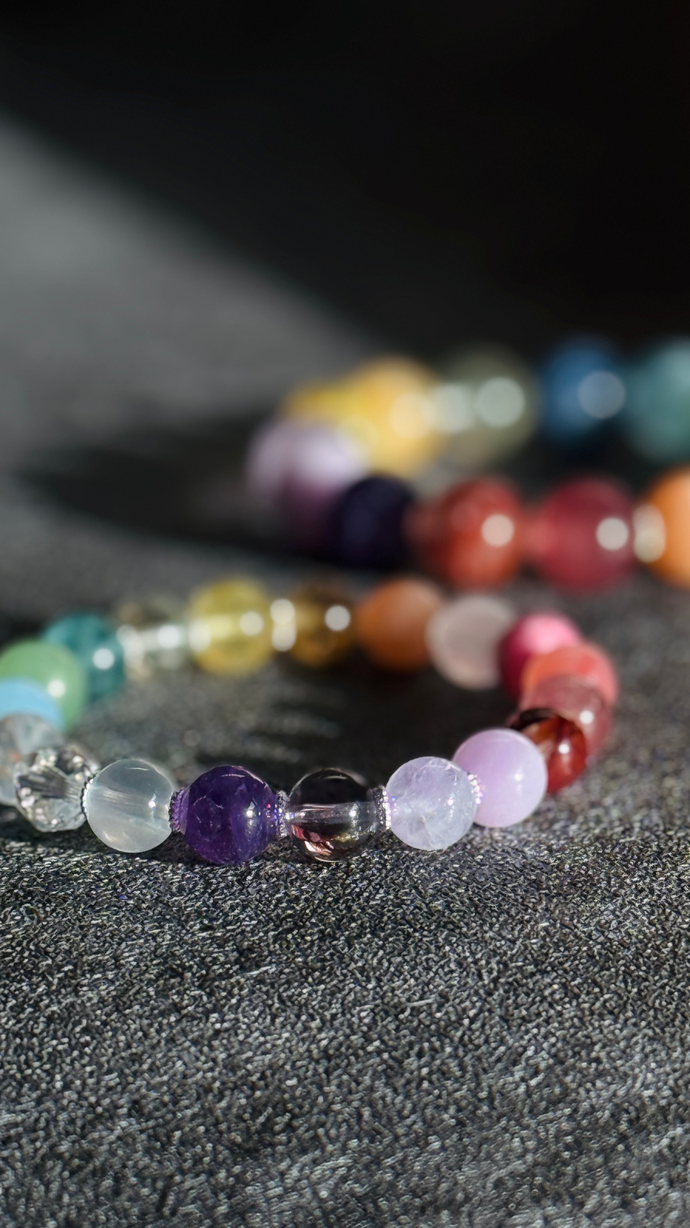 Handmade Natural Multigem Stones Bracelet