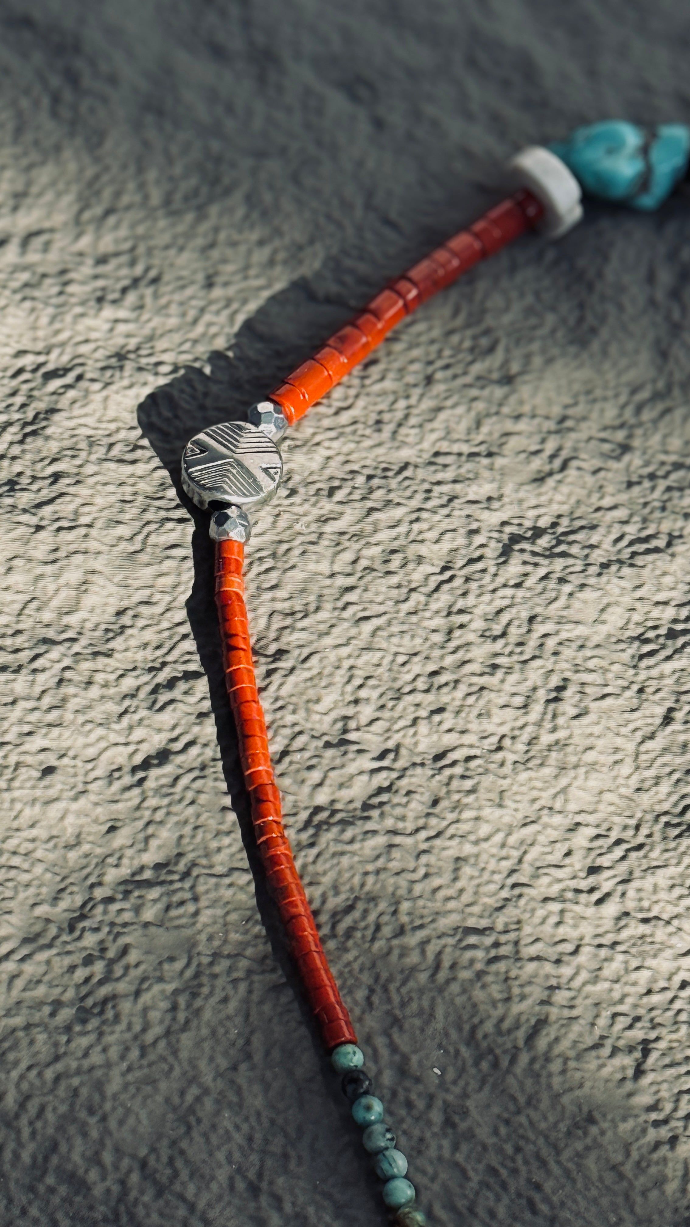 Stone Current · Mixed Material Necklace