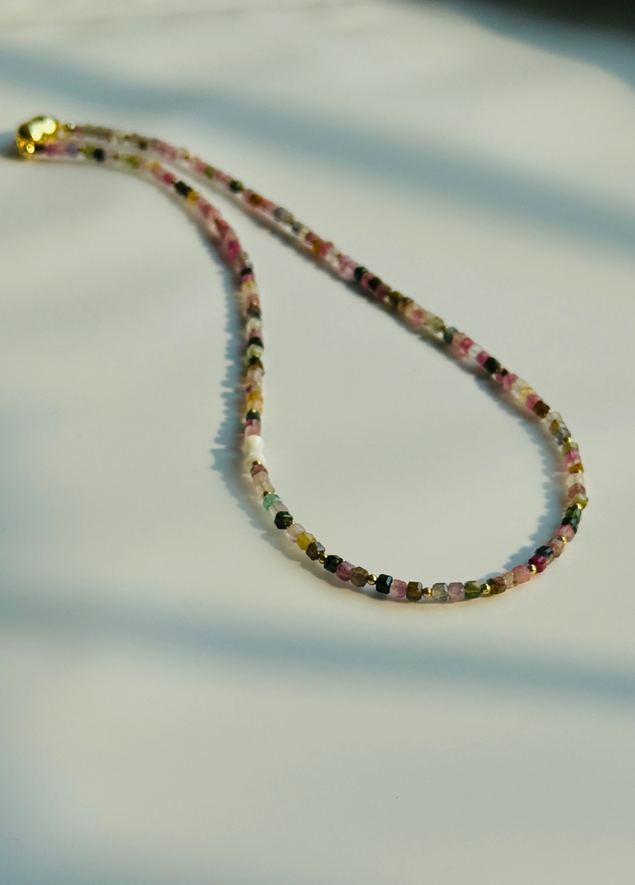 Tourmaline Beaded Necklace