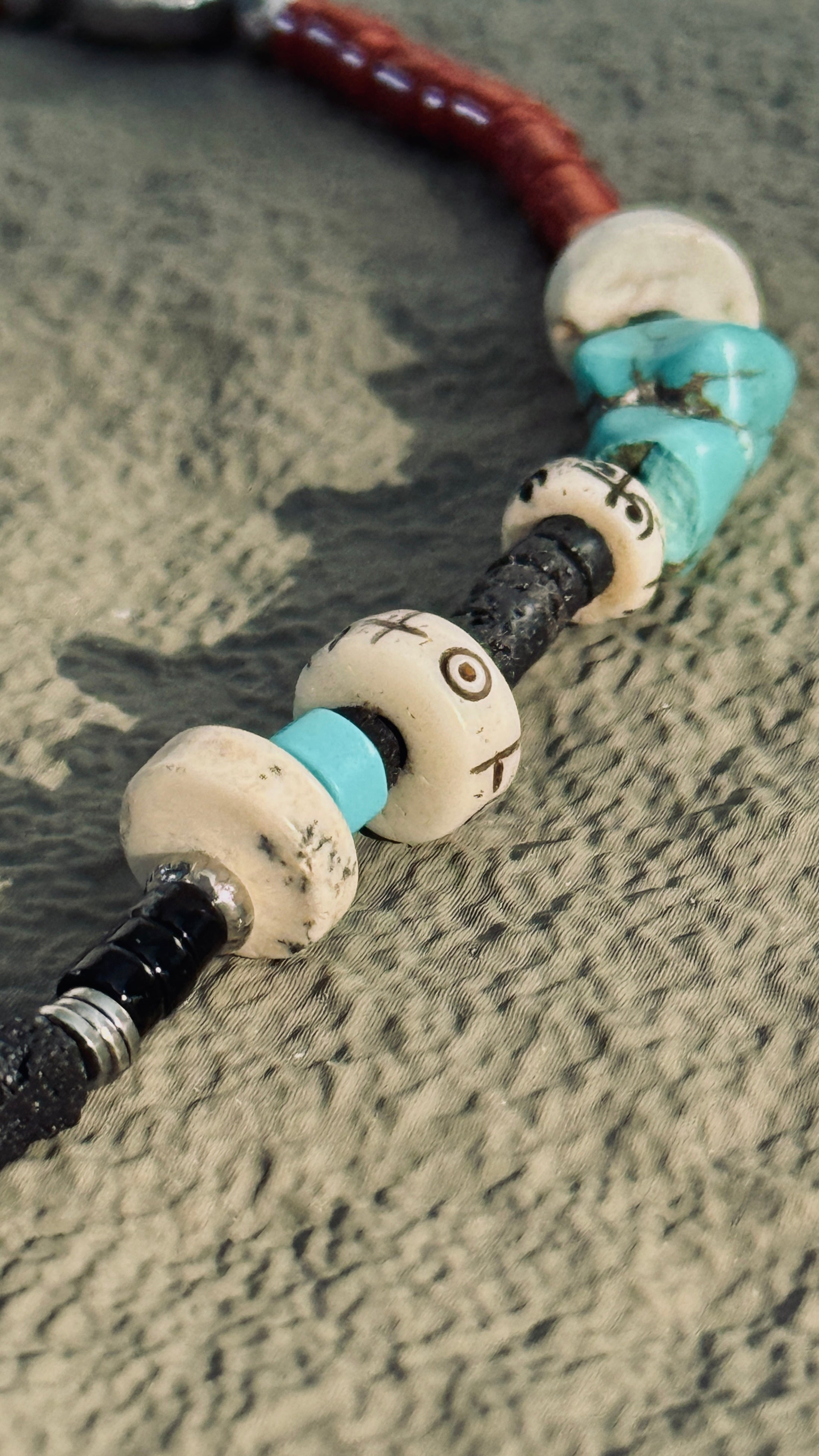 Stone Current · Mixed Material Necklace