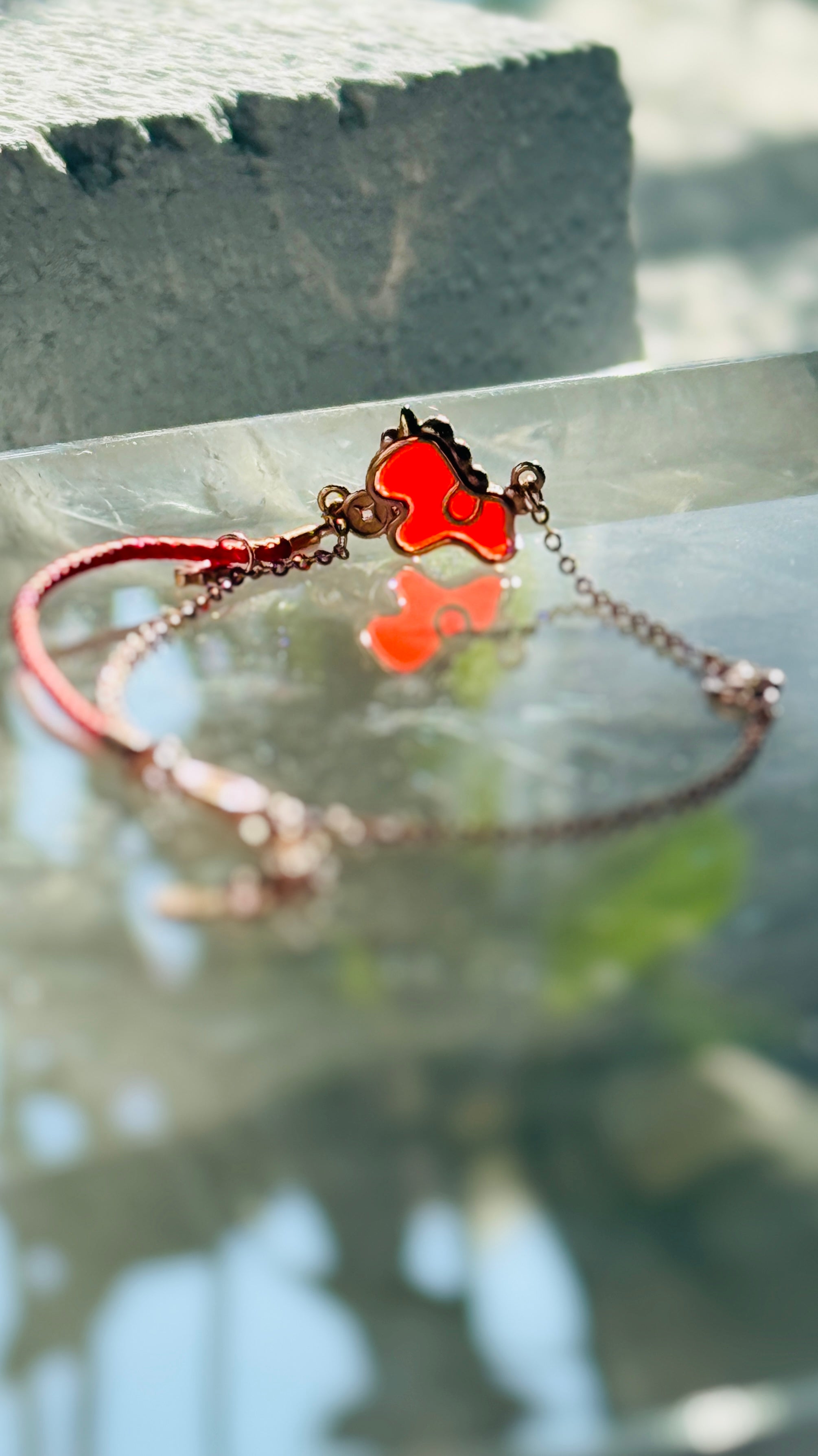 Protection · Year of the Horse Lucky Red Agate Bracelet