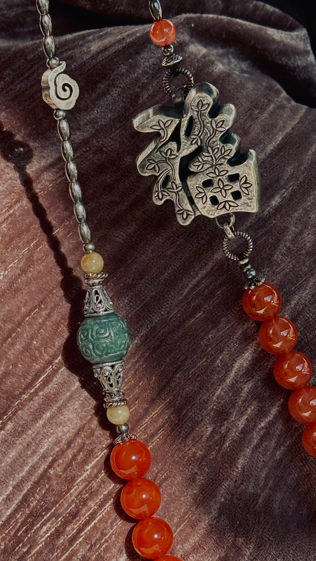 Homeward · Cherry Red Agate Bracelet｜One-of-a-kind