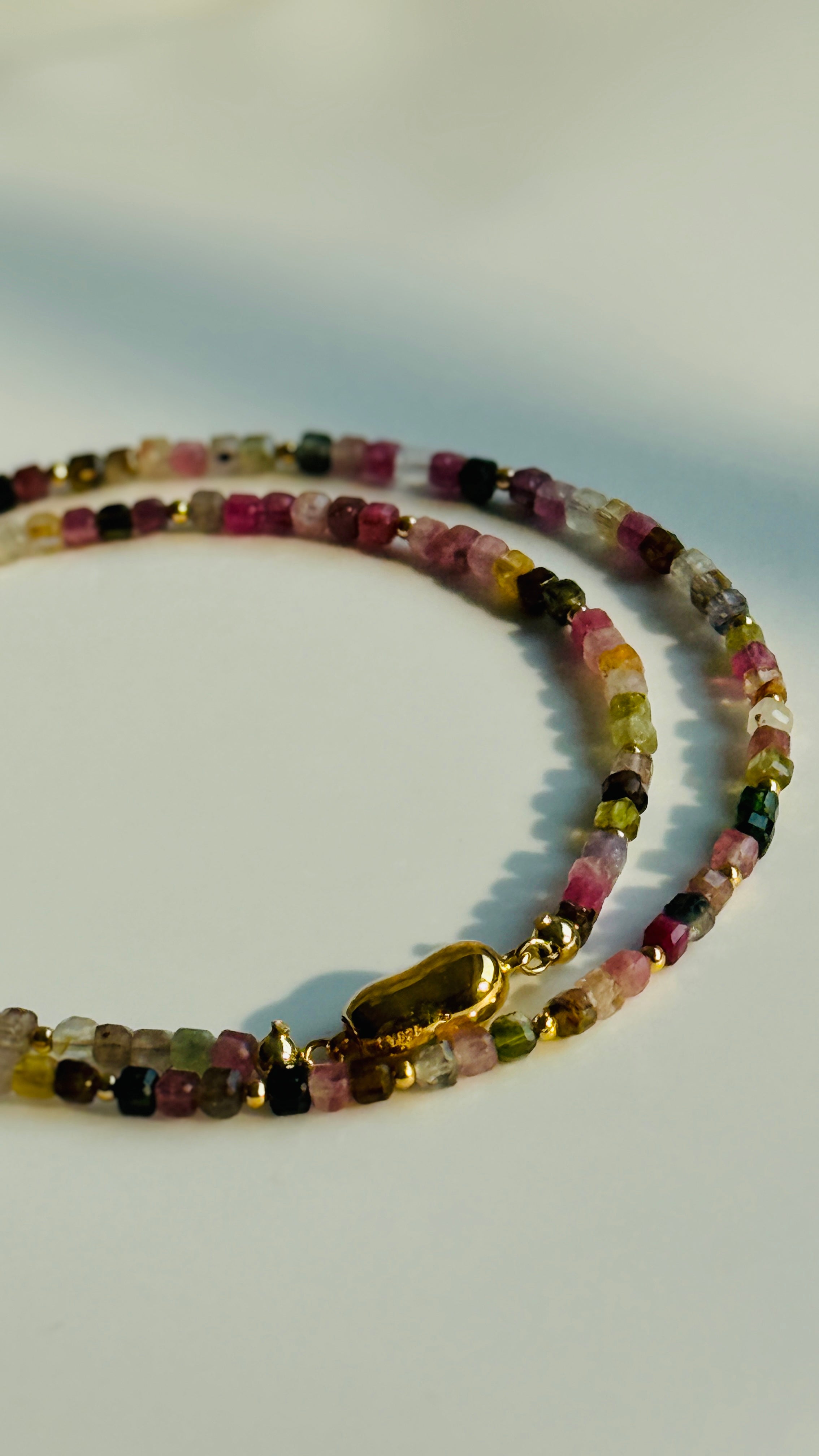 Tourmaline Beaded Necklace