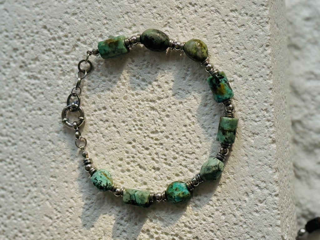 Wilderness · African Turquoise Bracelet