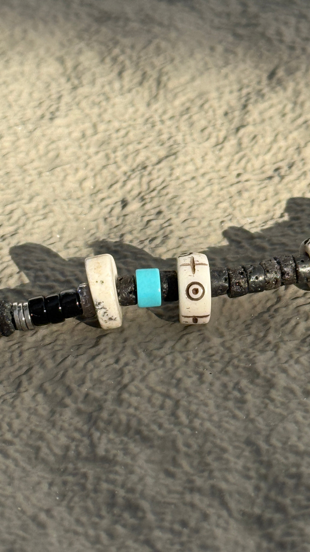 Stone Current · Mixed Material Necklace