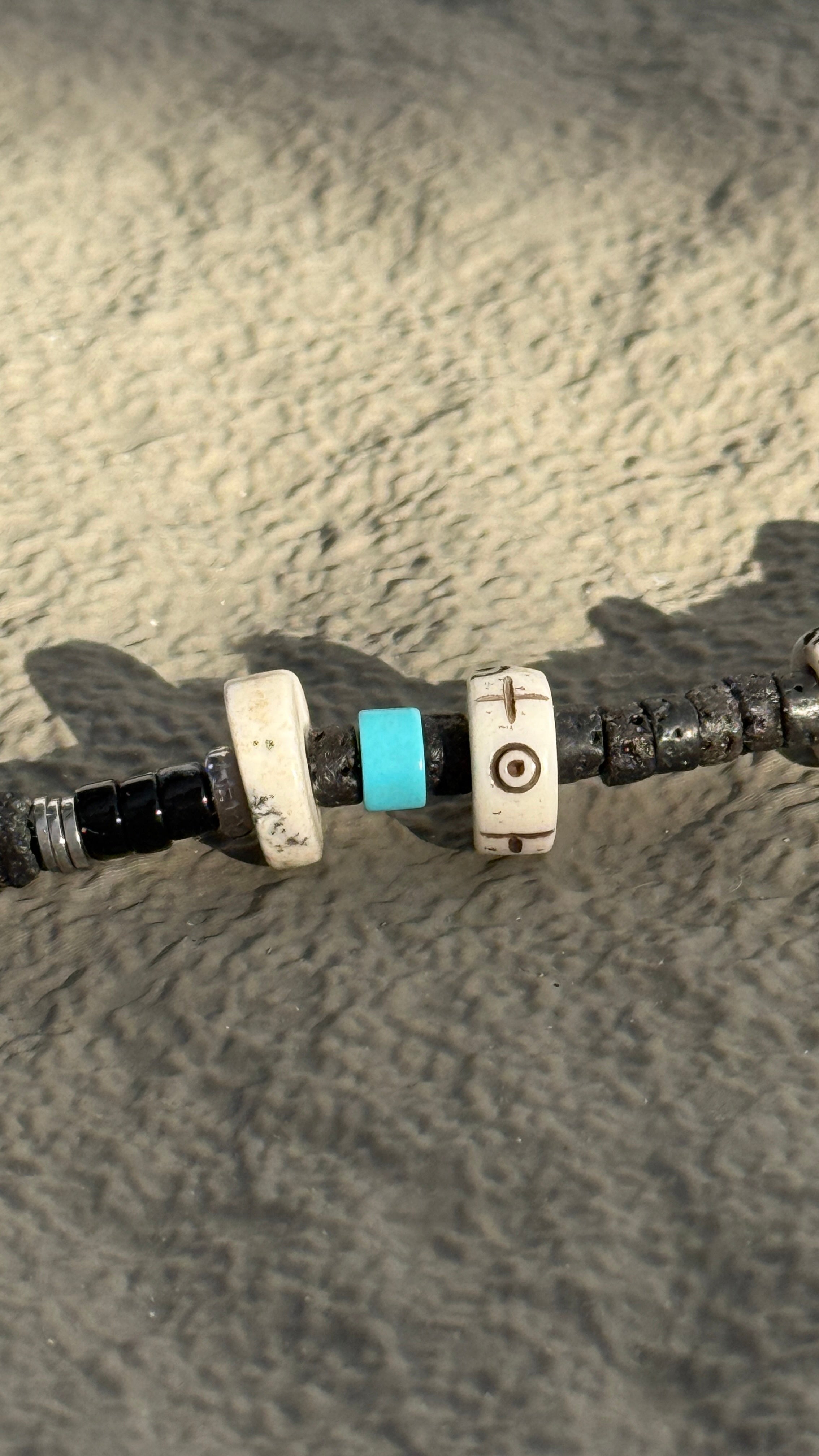 Stone Current · Mixed Material Necklace