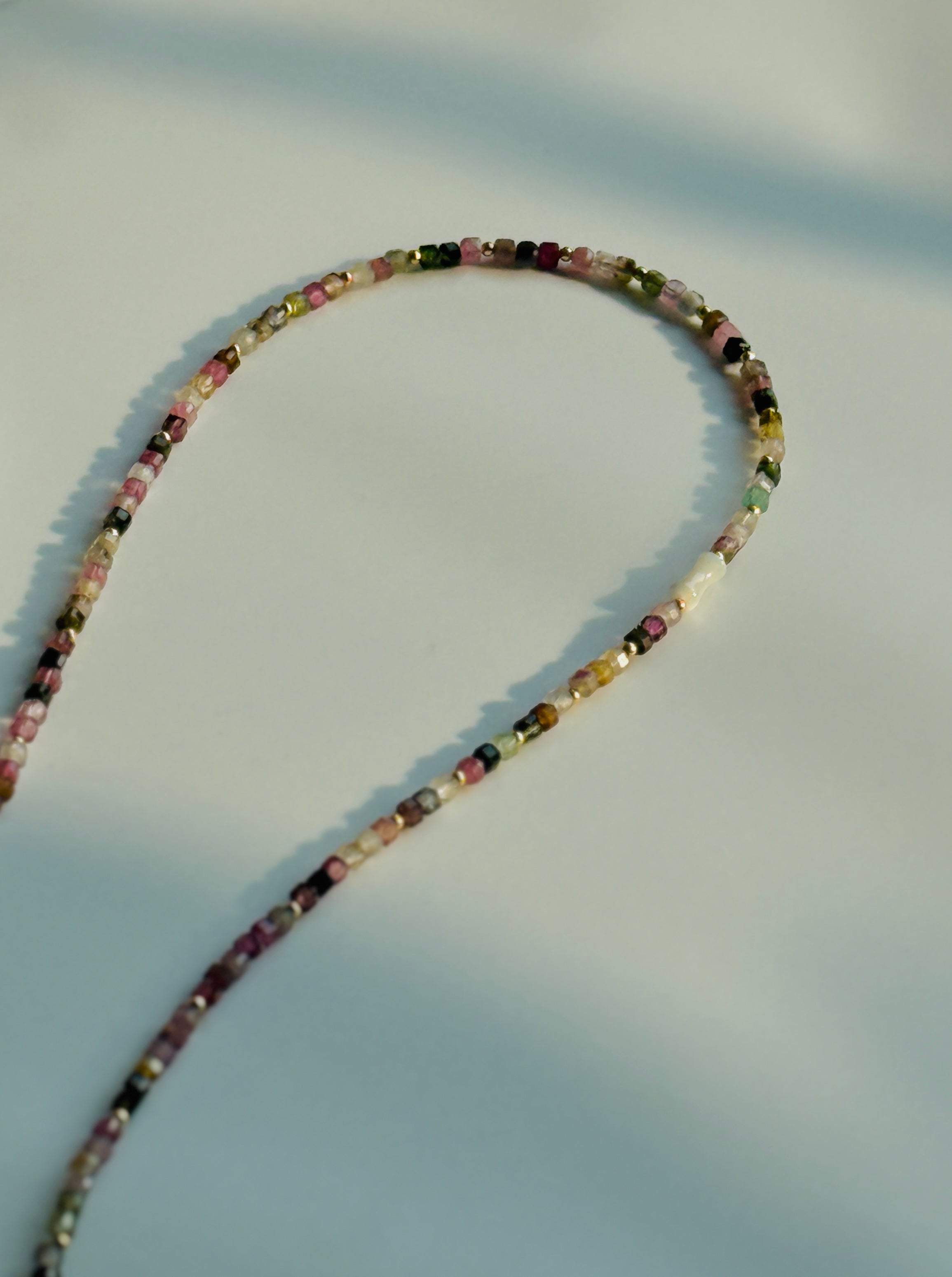 Tourmaline Beaded Necklace