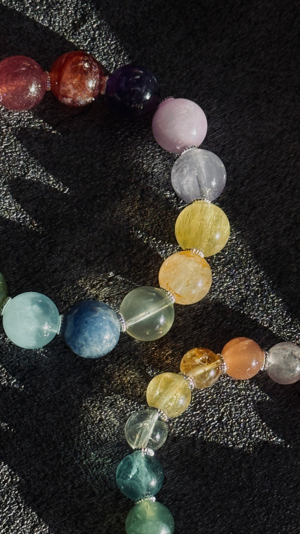 Handmade Natural Multigem Stones Bracelet