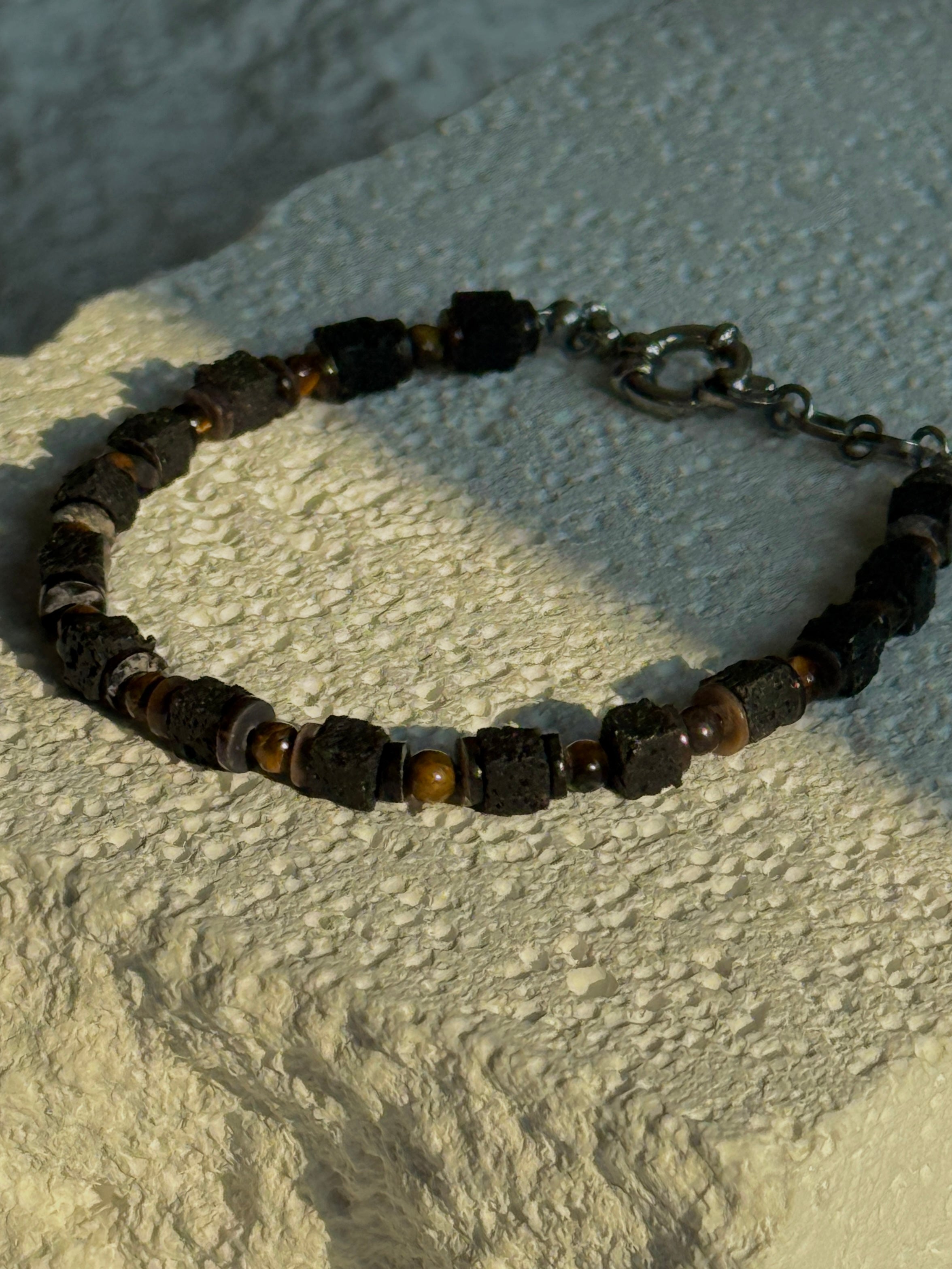 Deep Resonance · Volcanic Stone Bracelet