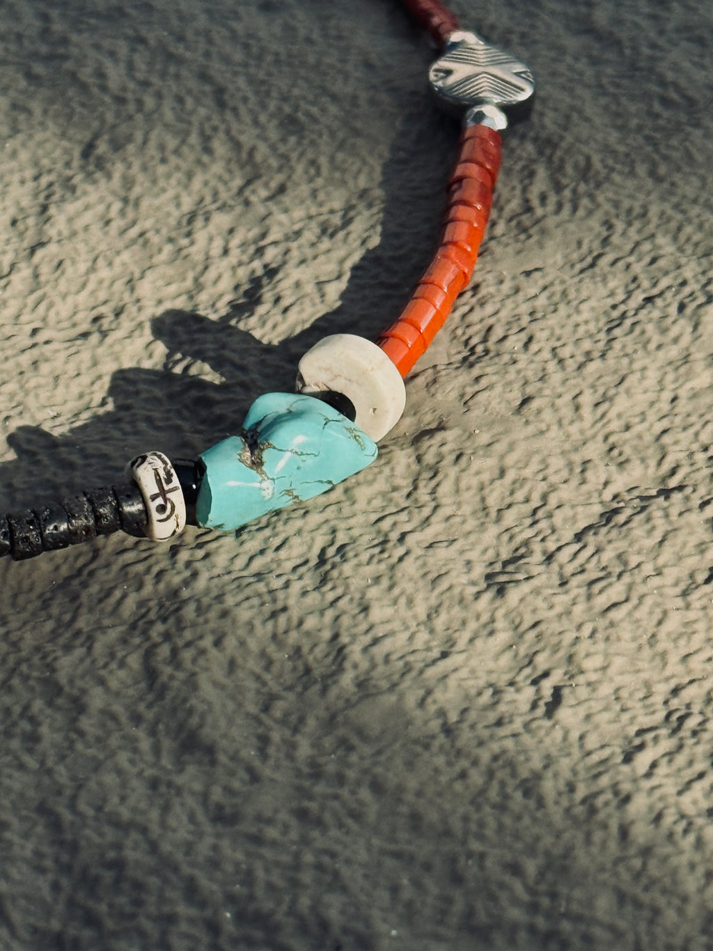 Stone Current · Mixed Material Necklace