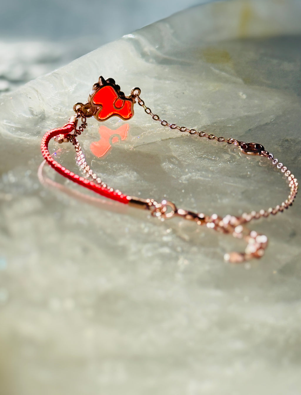 Protection · Year of the Horse Lucky Red Agate Bracelet