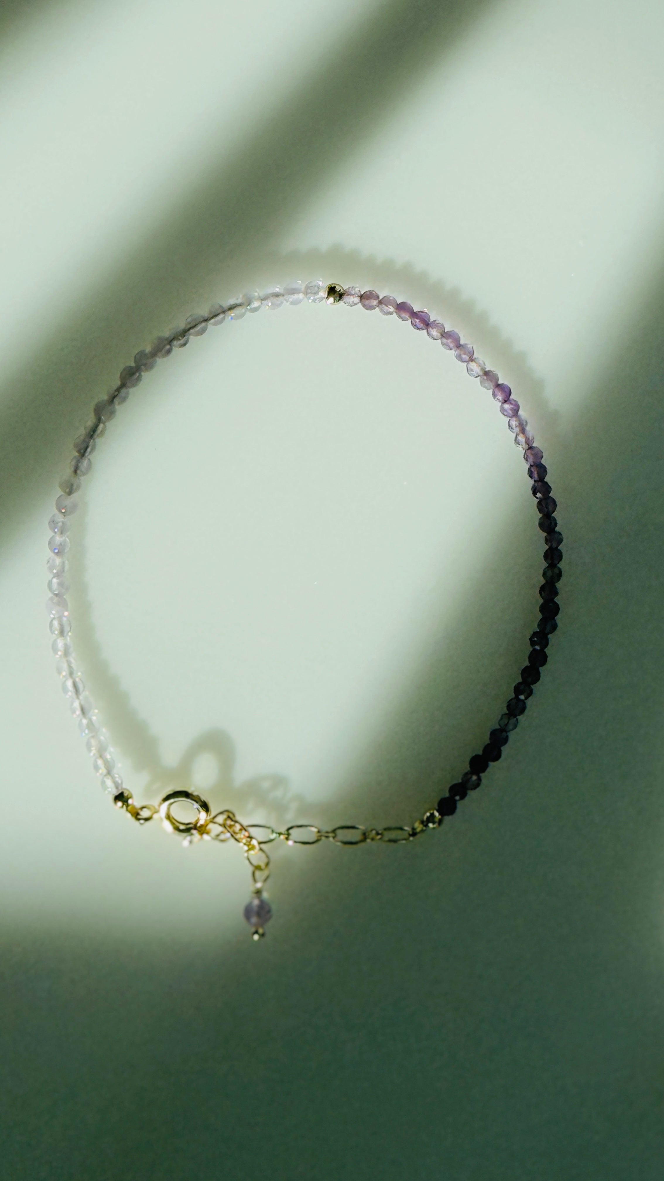 Violet Quiet ·  Nature Amethyst Bracelet