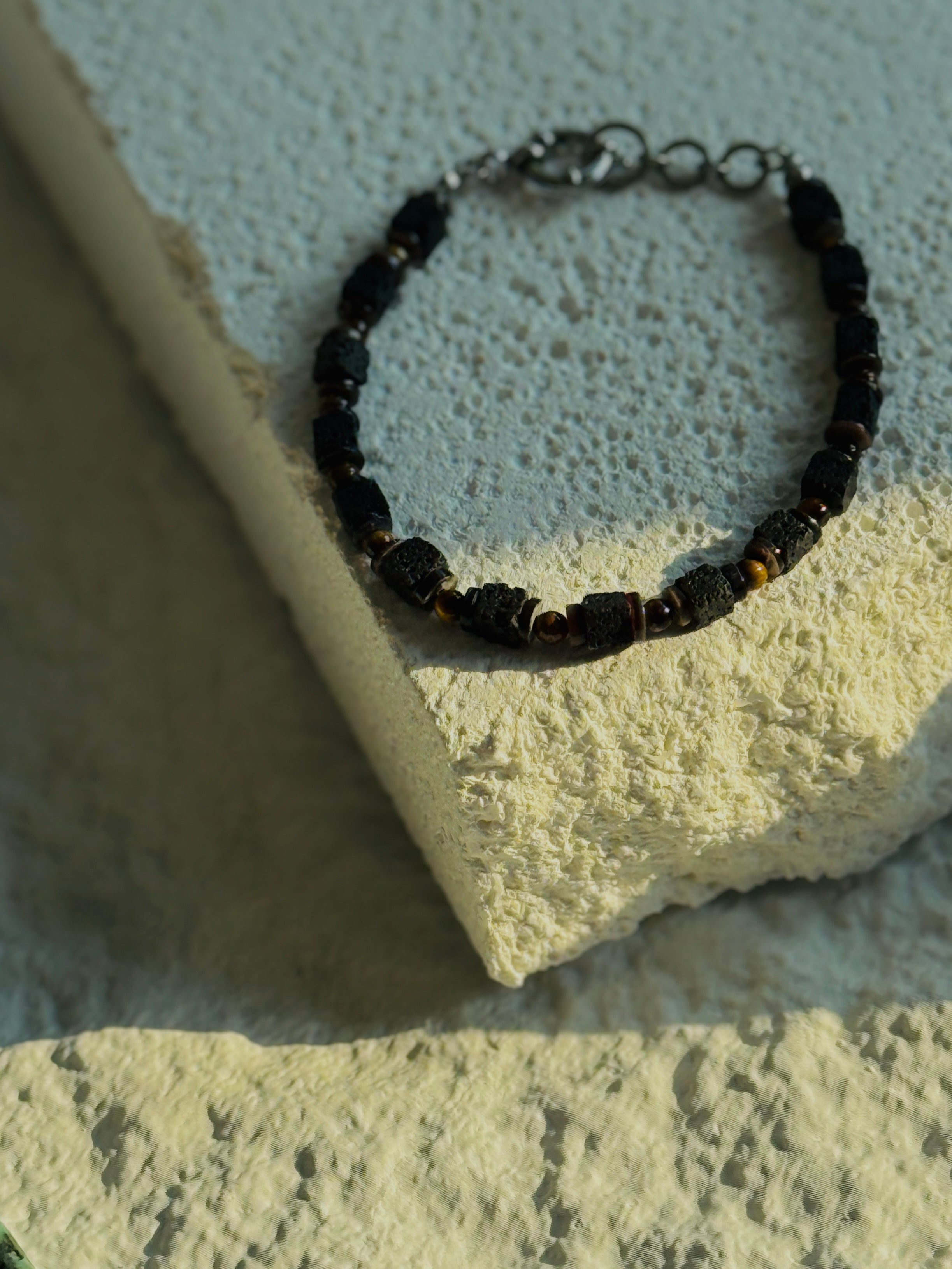 Deep Resonance · Volcanic Stone Bracelet