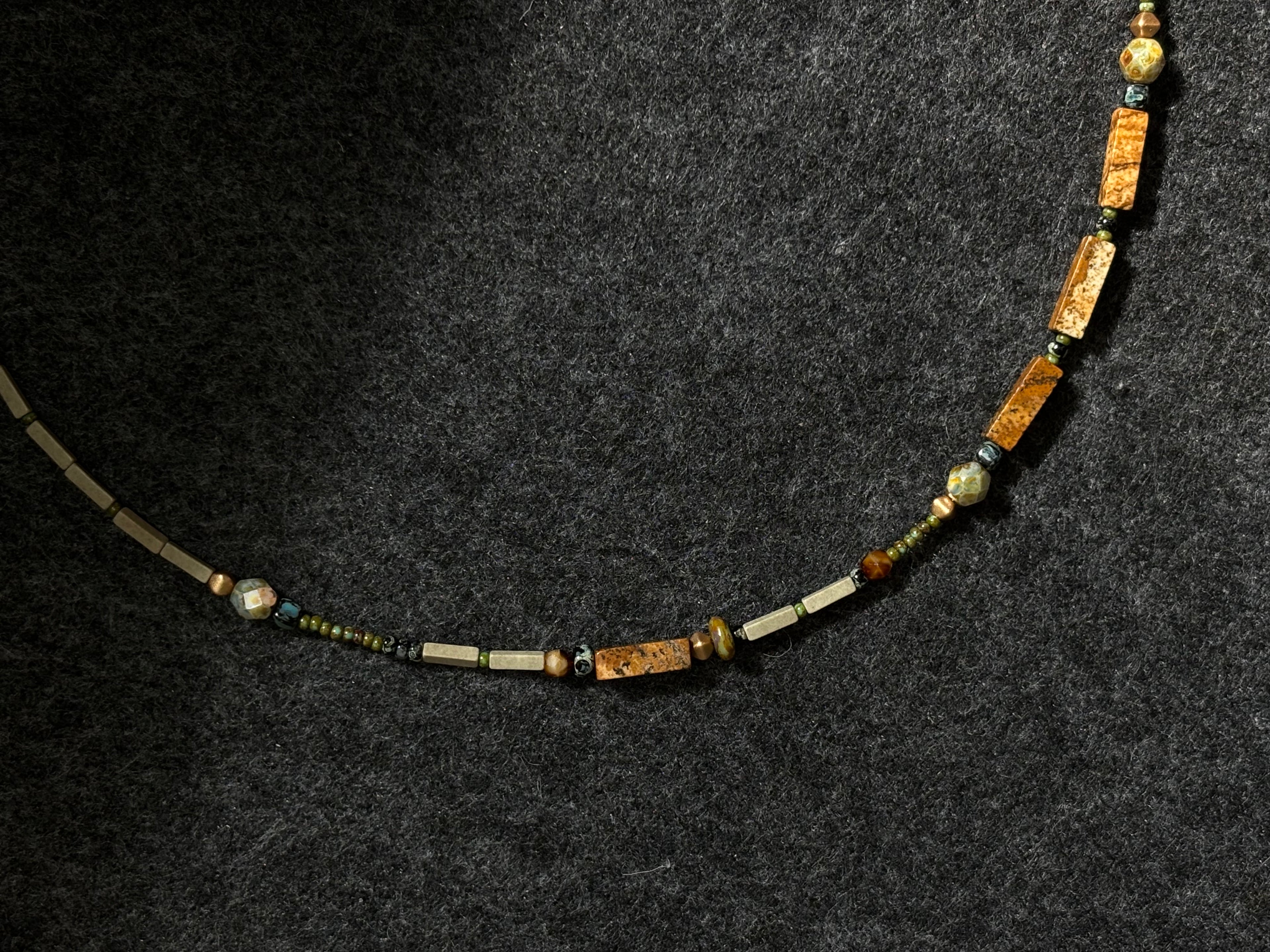 Fieldnote · Necklace reads like a line drawn through terrain