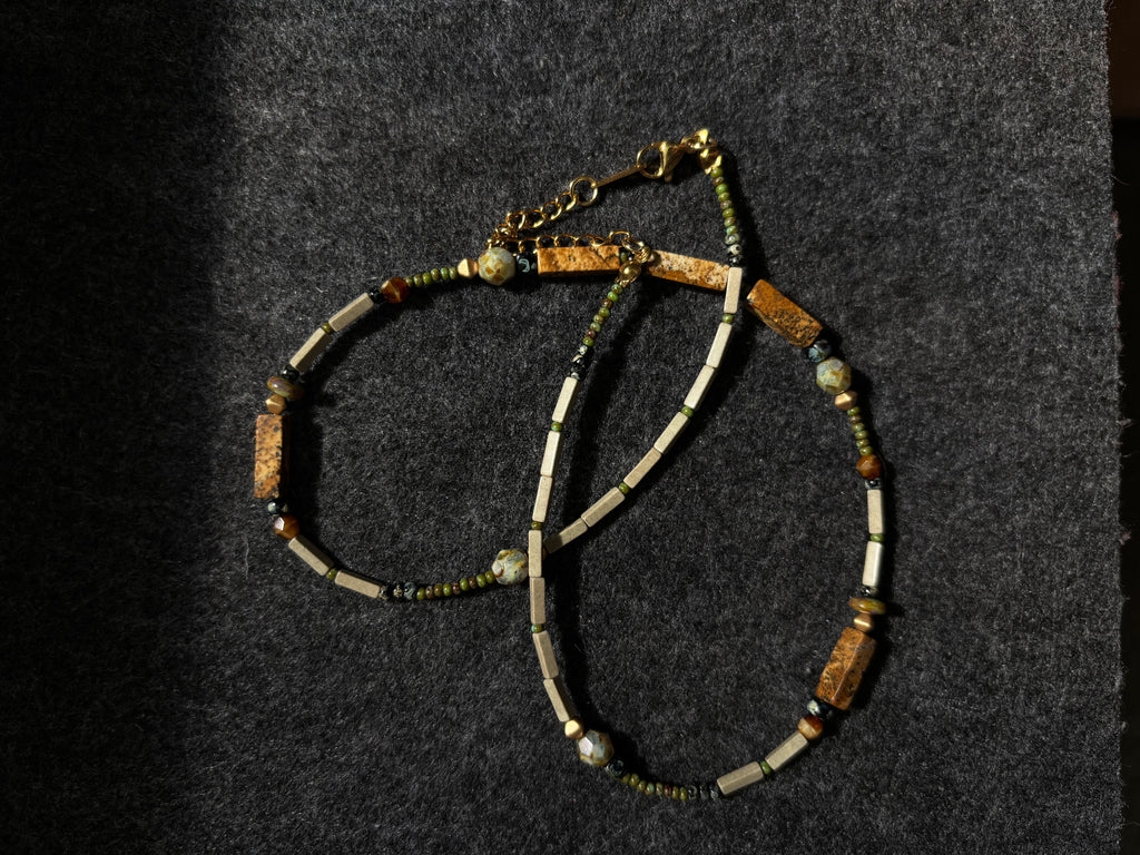 Fieldnote · Necklace reads like a line drawn through terrain