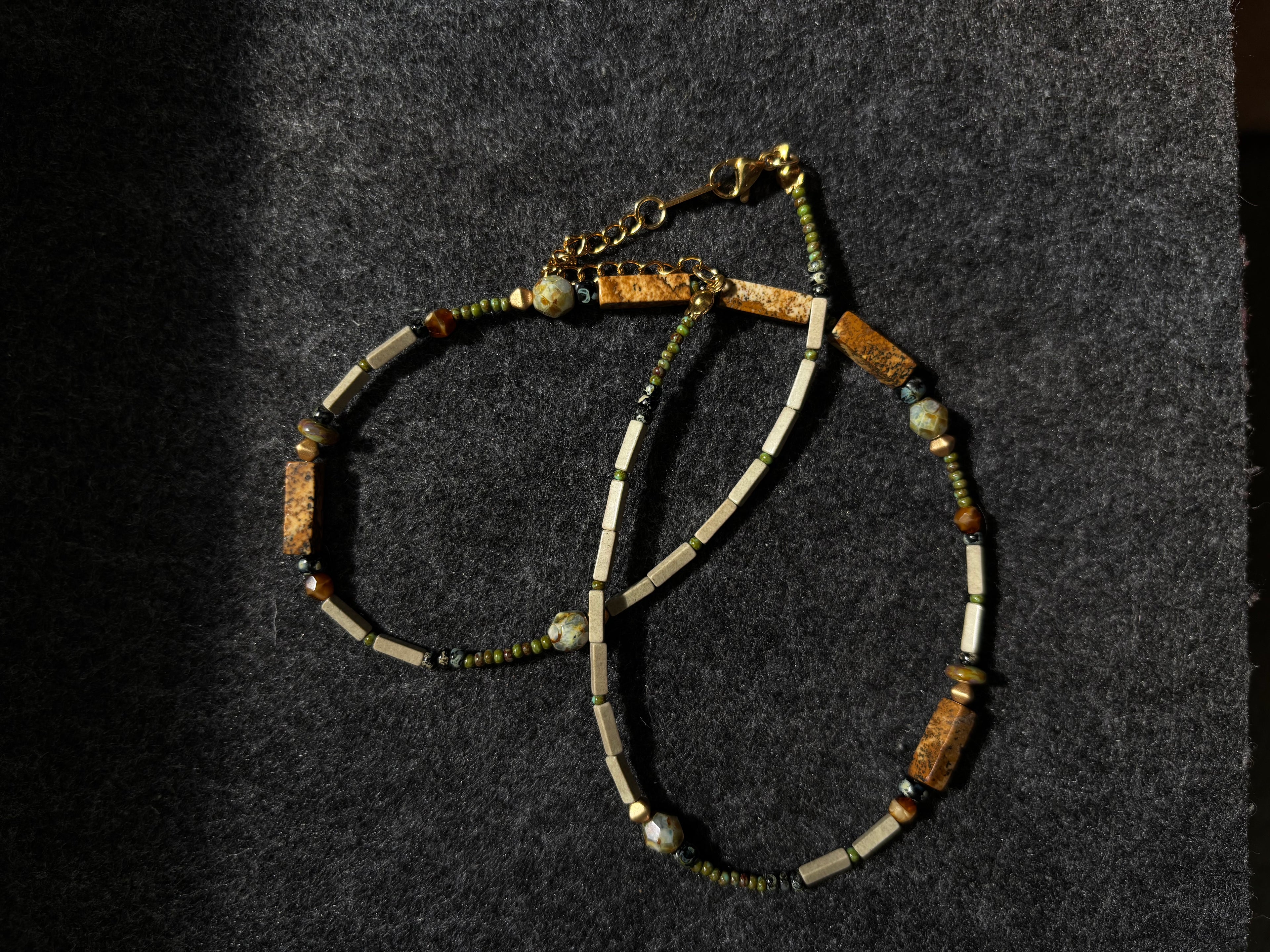 Fieldnote · Necklace reads like a line drawn through terrain