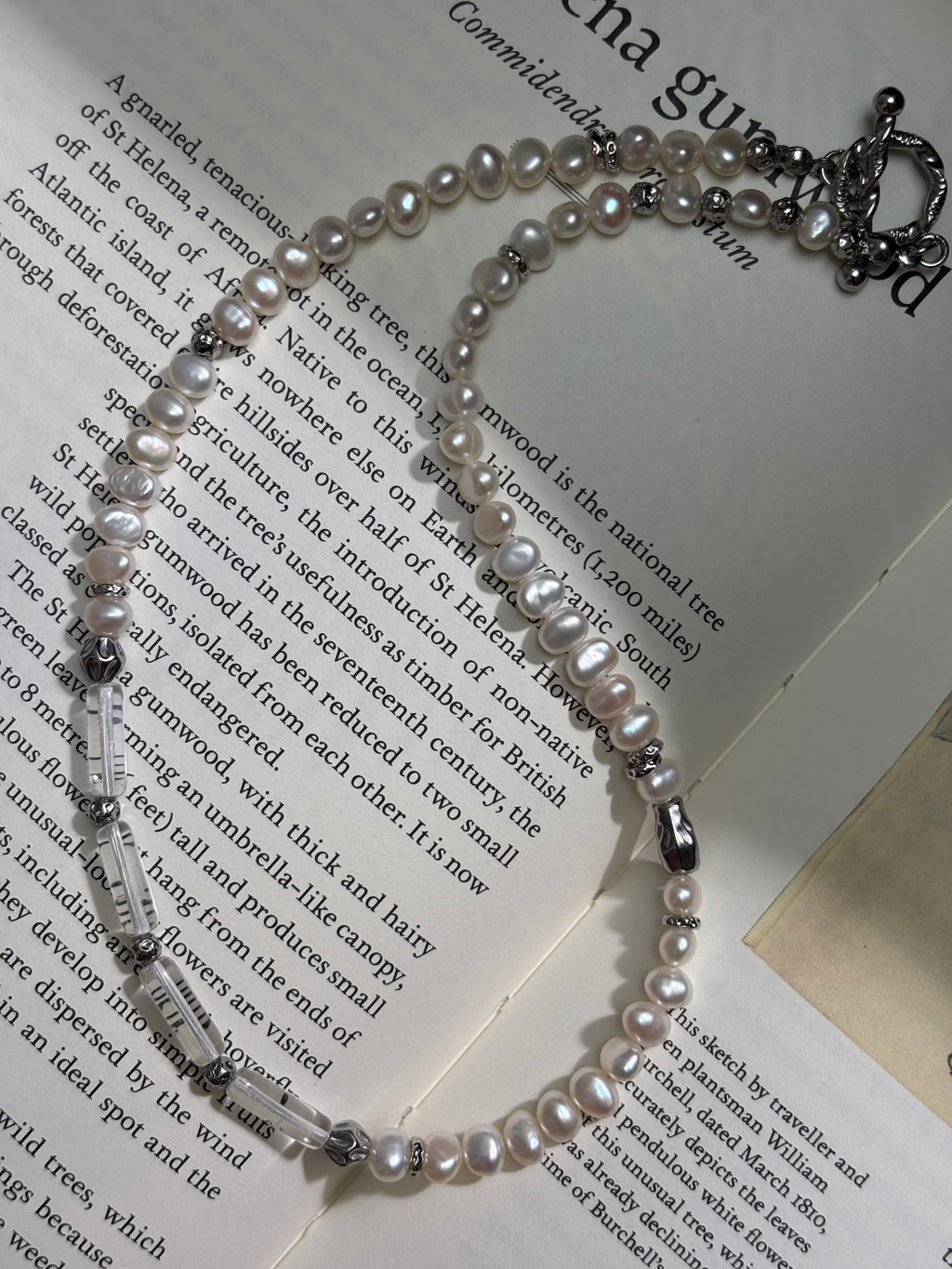 Driftline · Pearl Necklace follows the natural rhythm of light and form