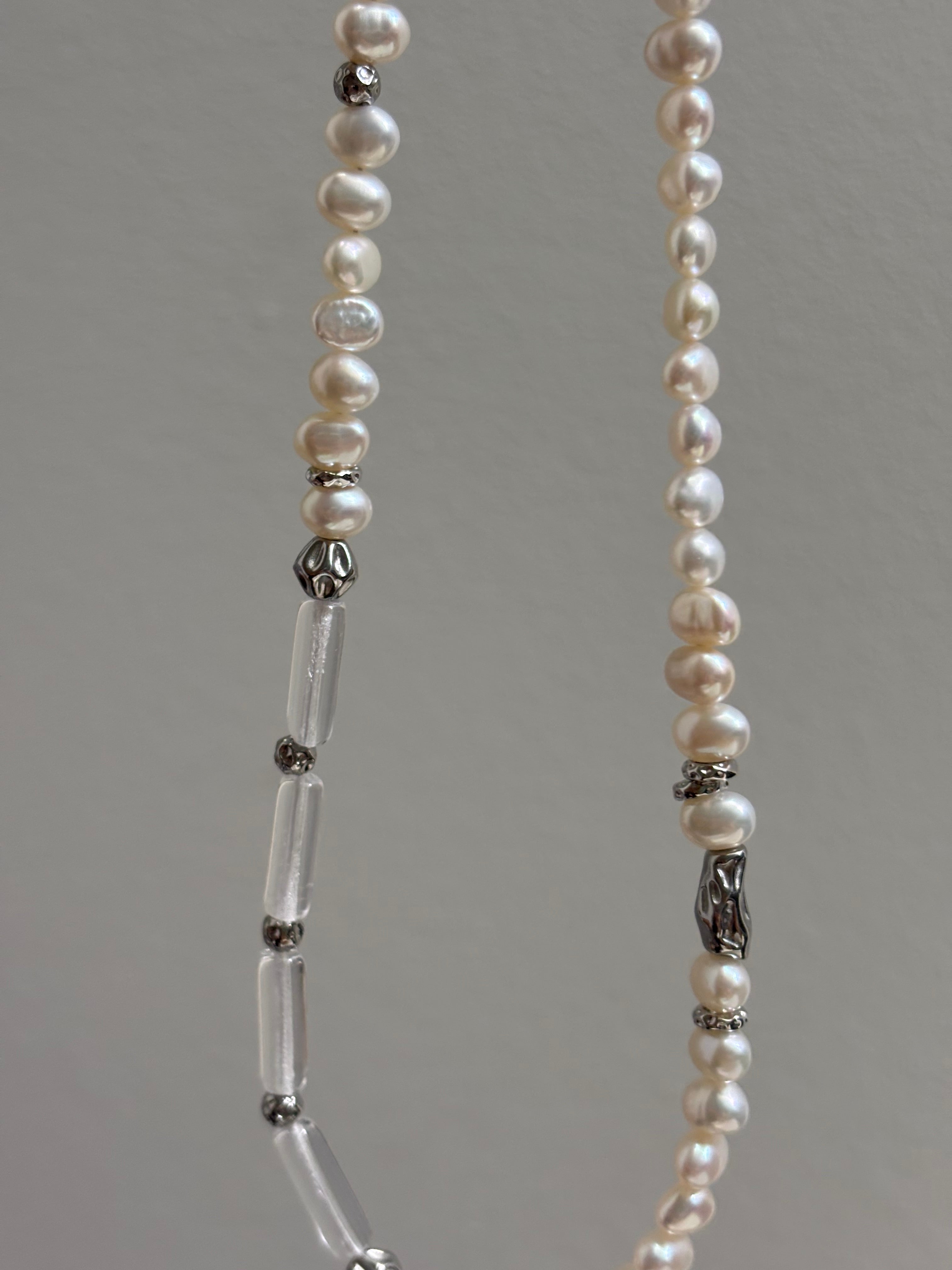 Driftline · Pearl Necklace follows the natural rhythm of light and form