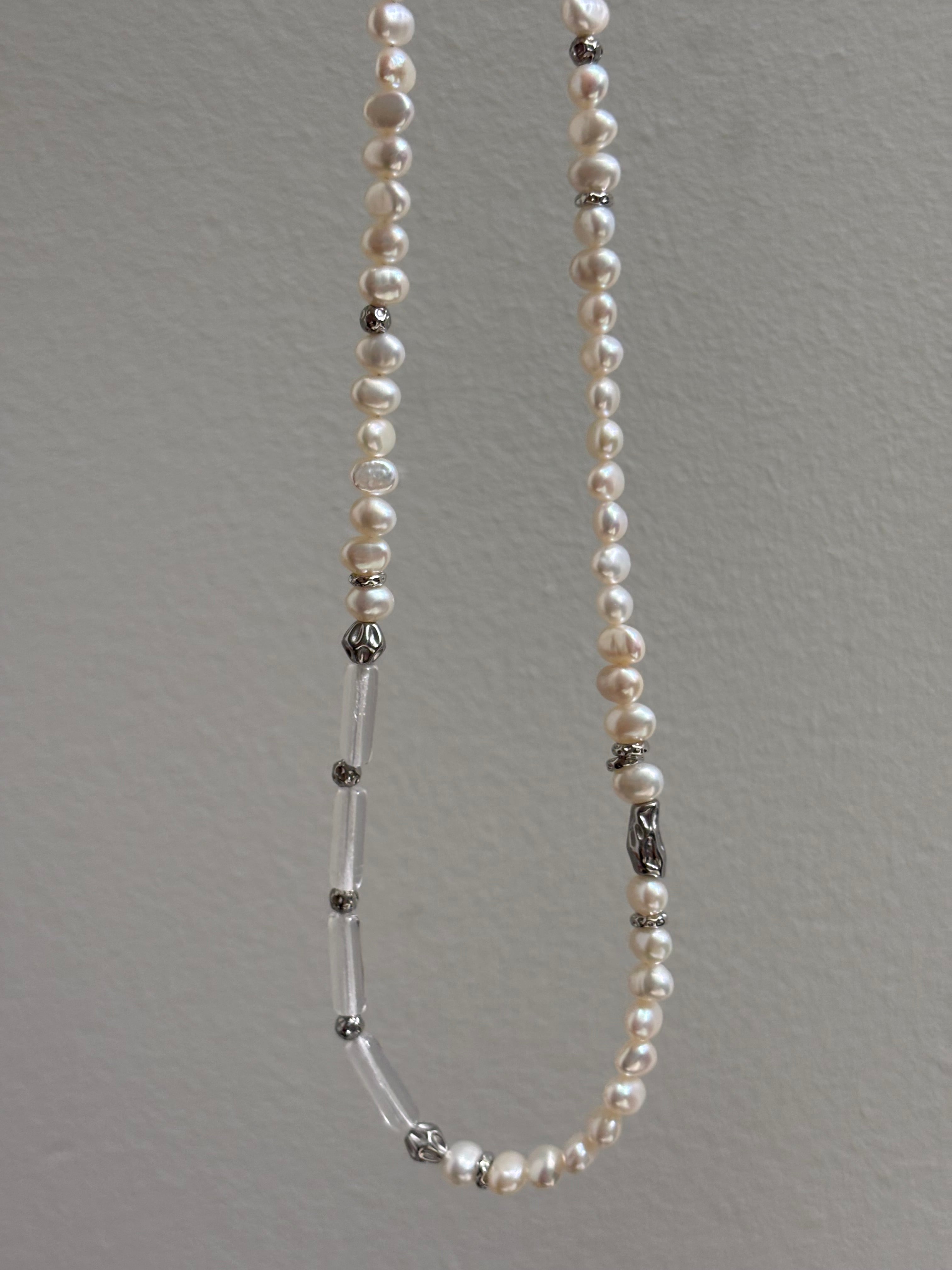 Driftline · Pearl Necklace follows the natural rhythm of light and form