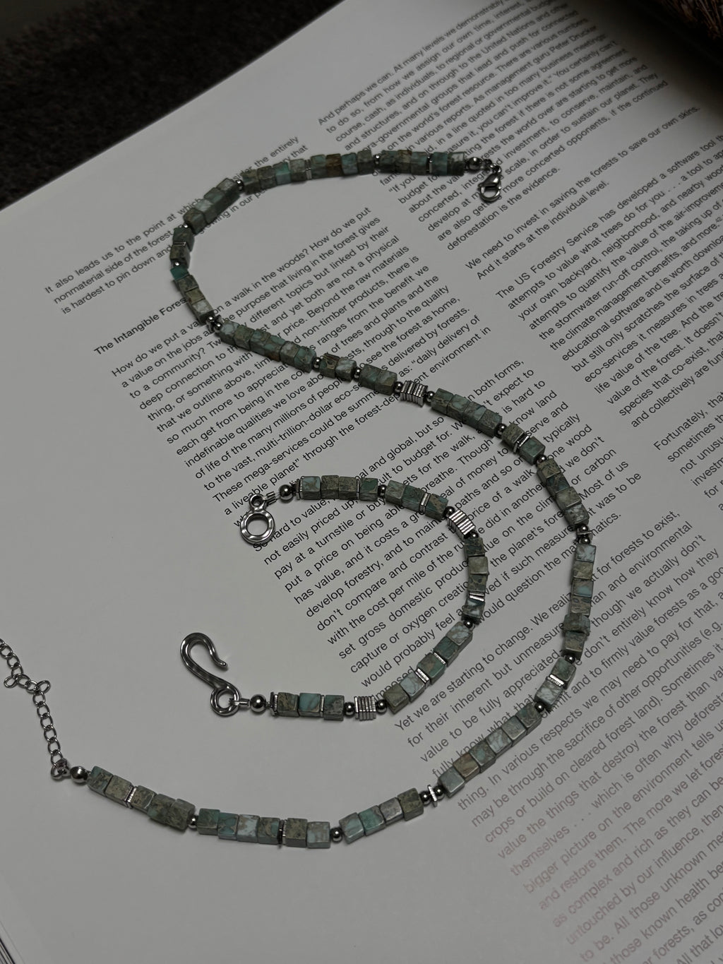 Mossline Set Necklace & Bracelet Bundle