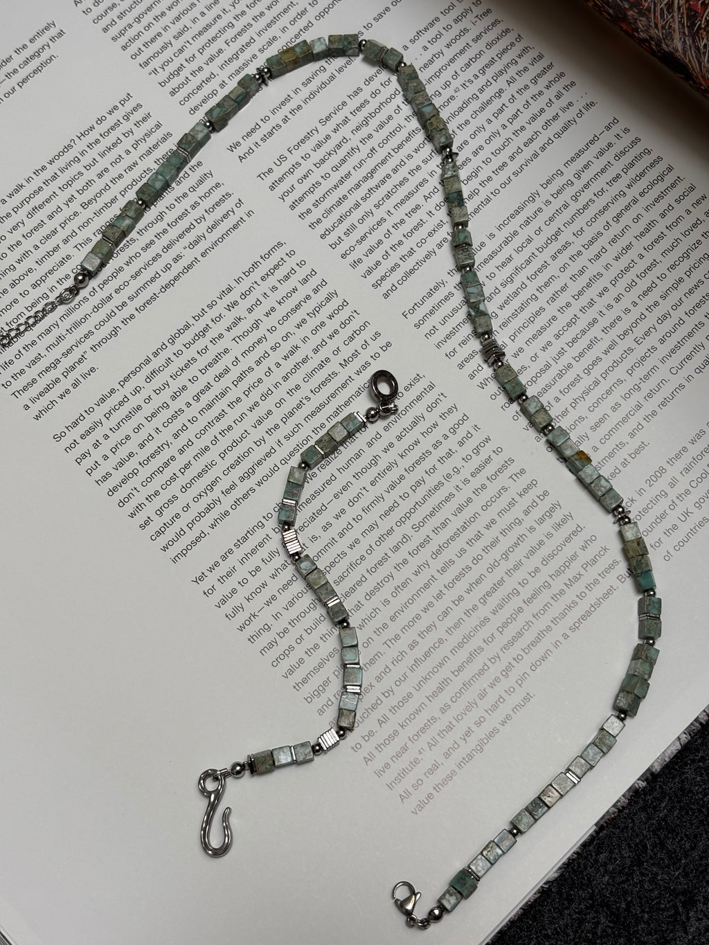 Mossline Set Necklace & Bracelet Bundle