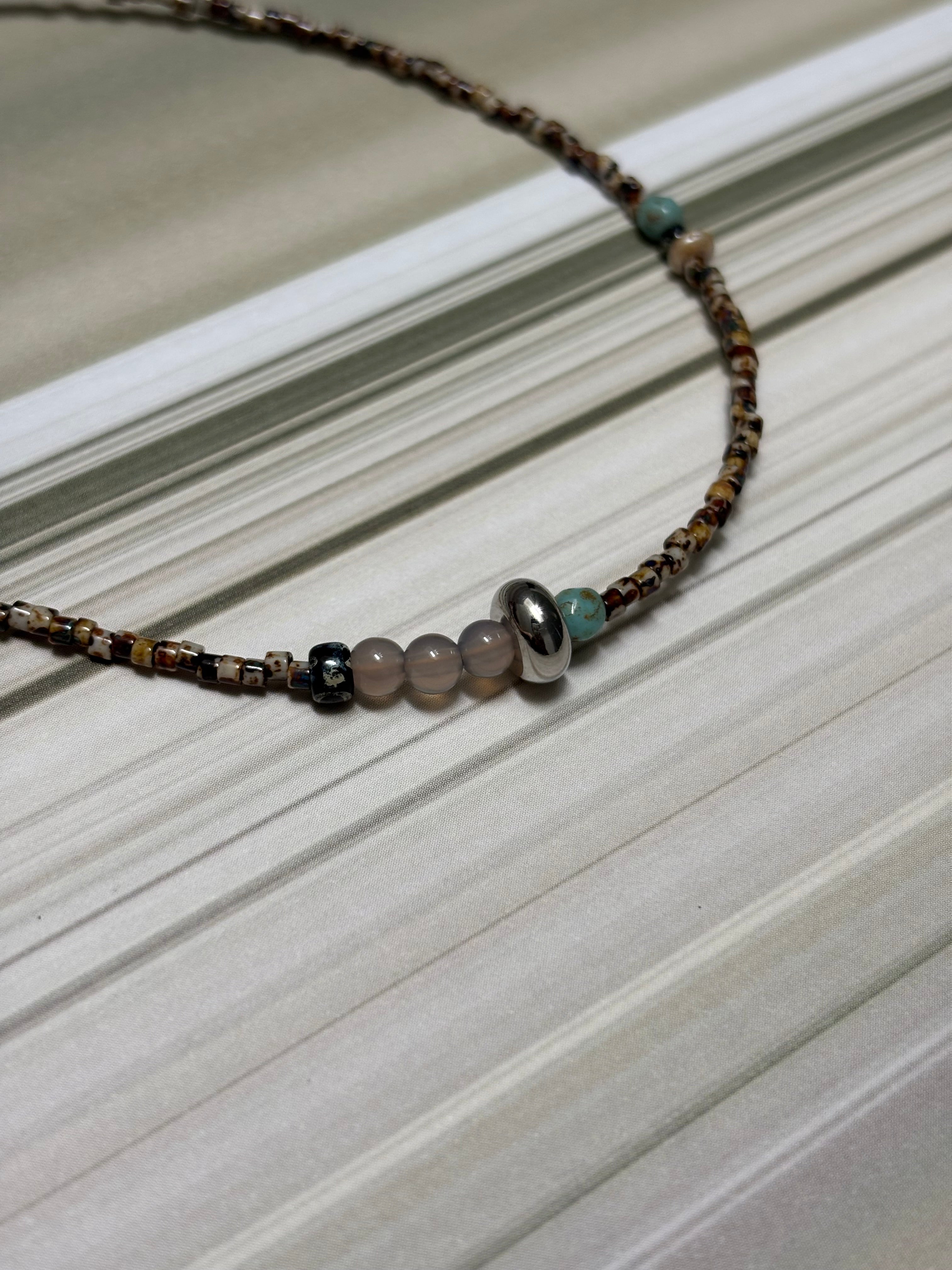 Mint Caramel · Gender Neutural Necklace