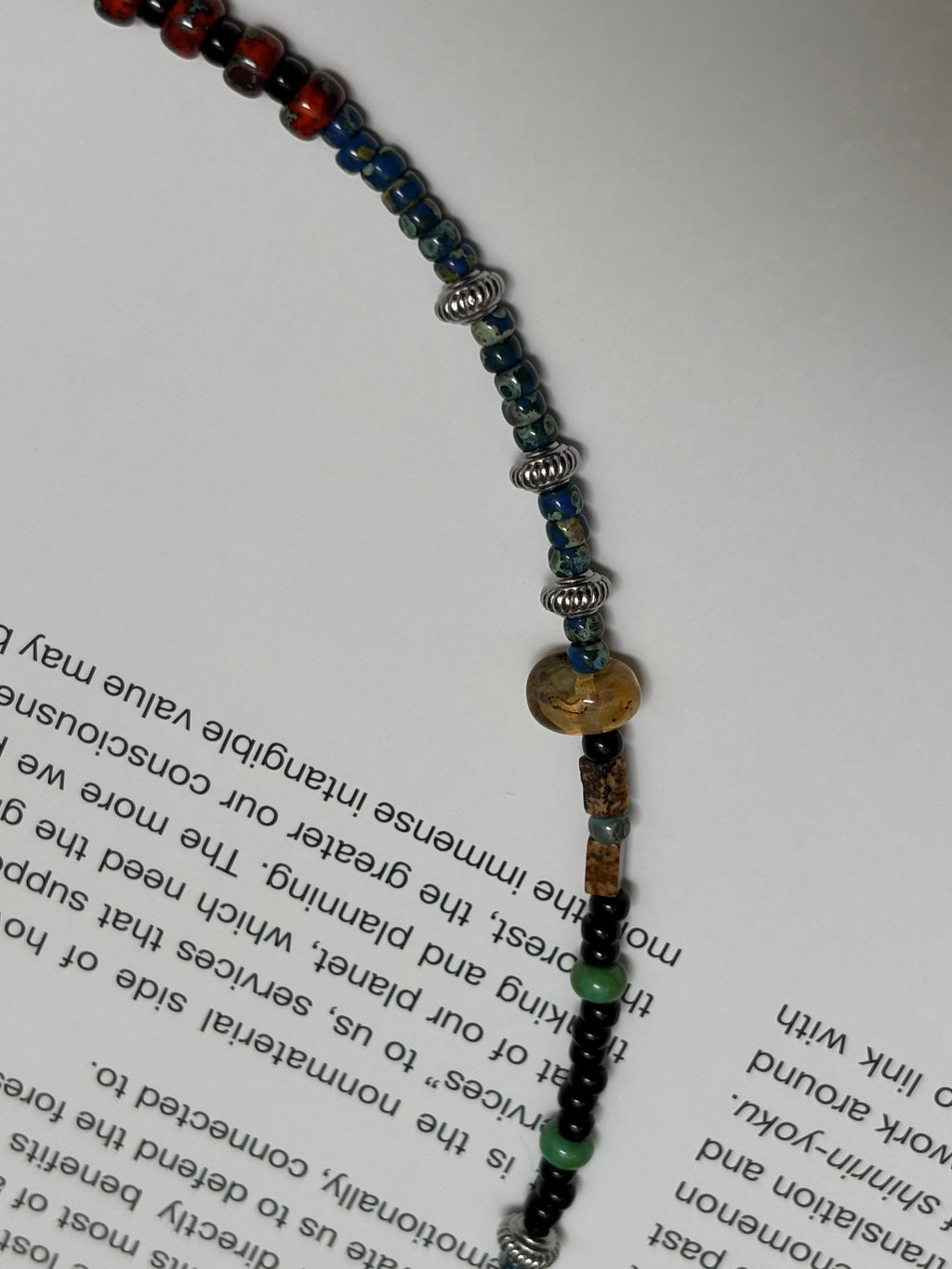 Pelagic · Necklace draws inspiration from the open sea and its ever-changing surfac