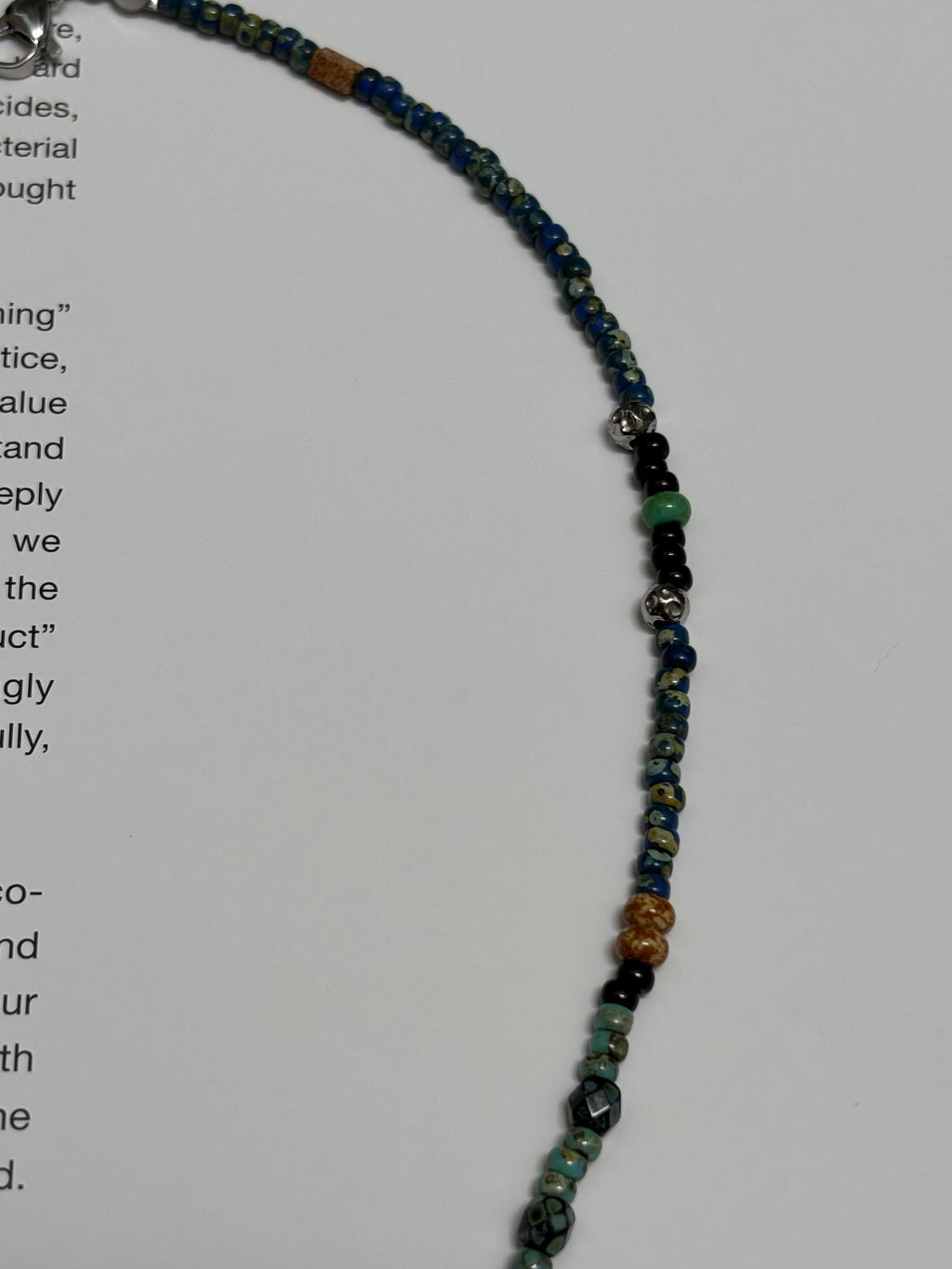 Pelagic · Necklace draws inspiration from the open sea and its ever-changing surfac