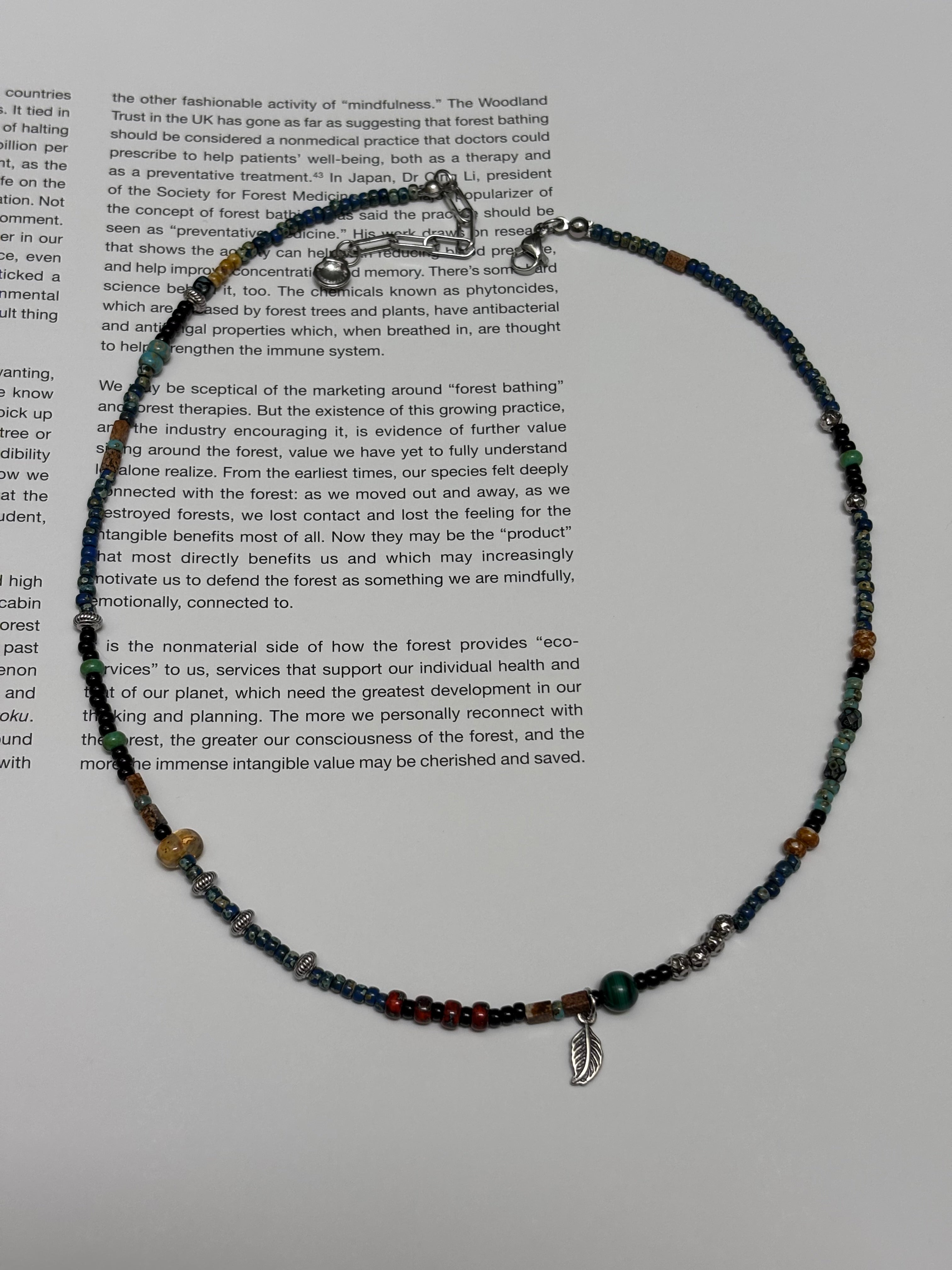 Pelagic · Necklace draws inspiration from the open sea and its ever-changing surfac