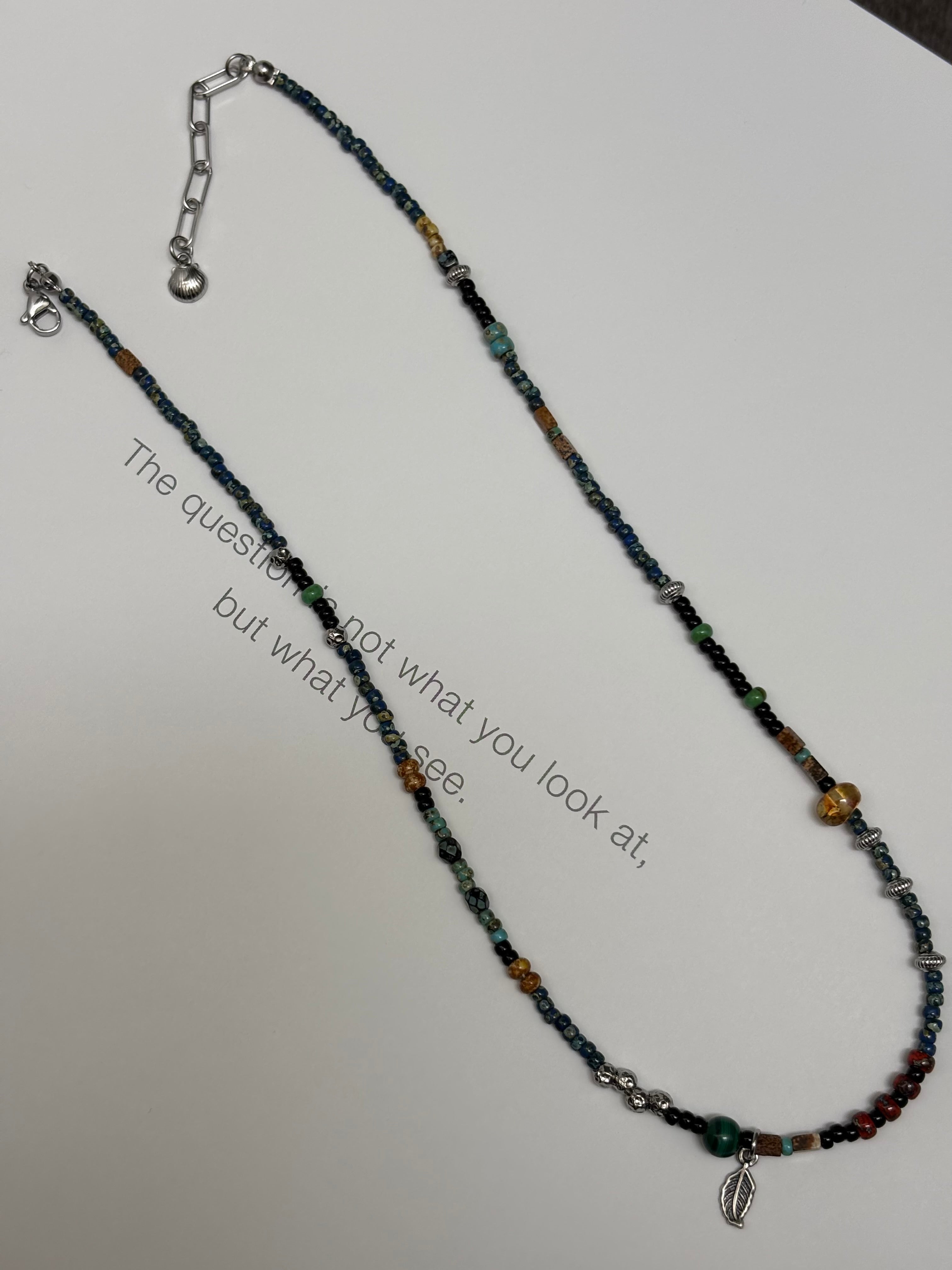 Pelagic · Necklace draws inspiration from the open sea and its ever-changing surfac