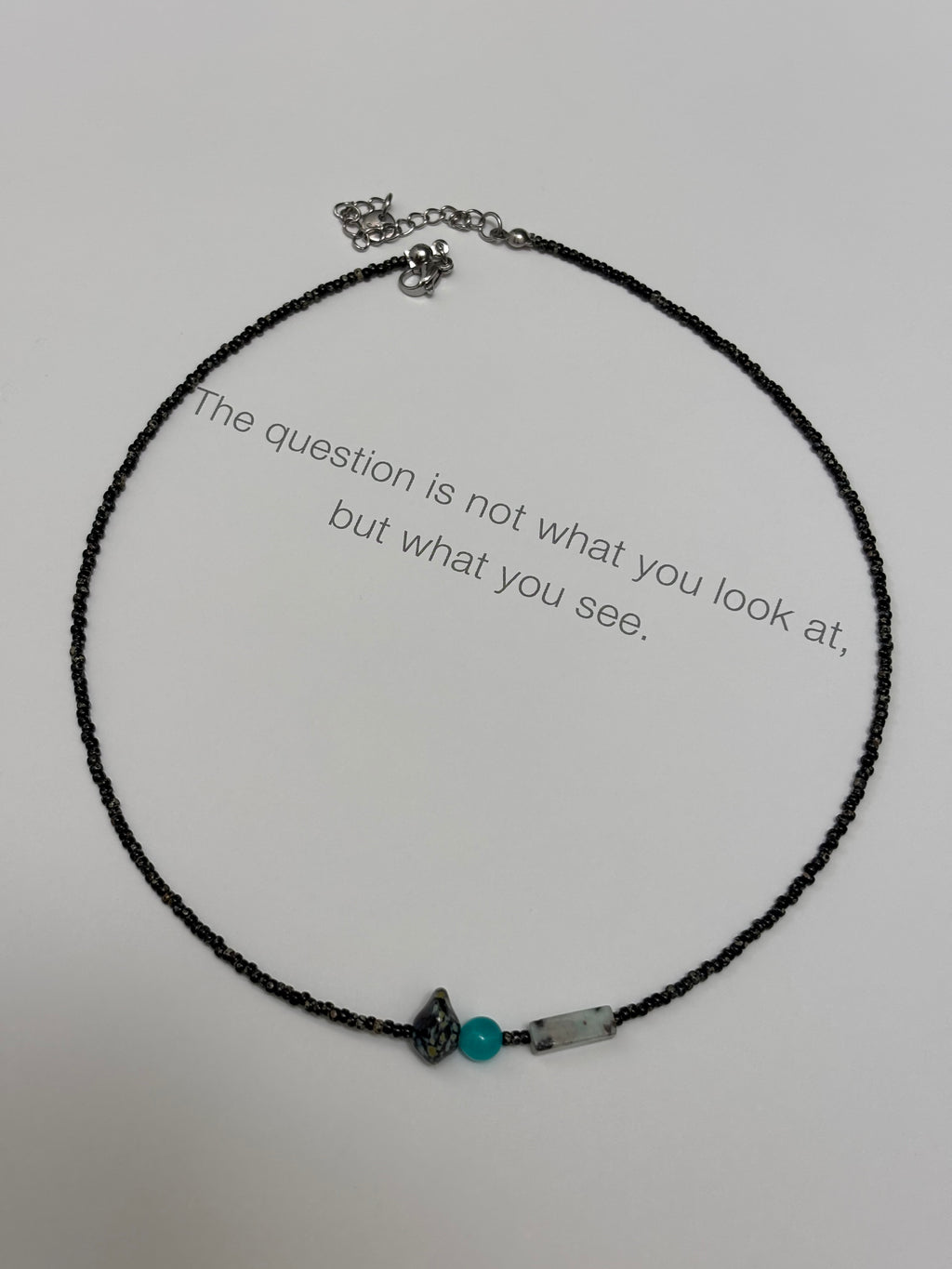 Afterglow · Necklace captures the moment when light lingers after dusk