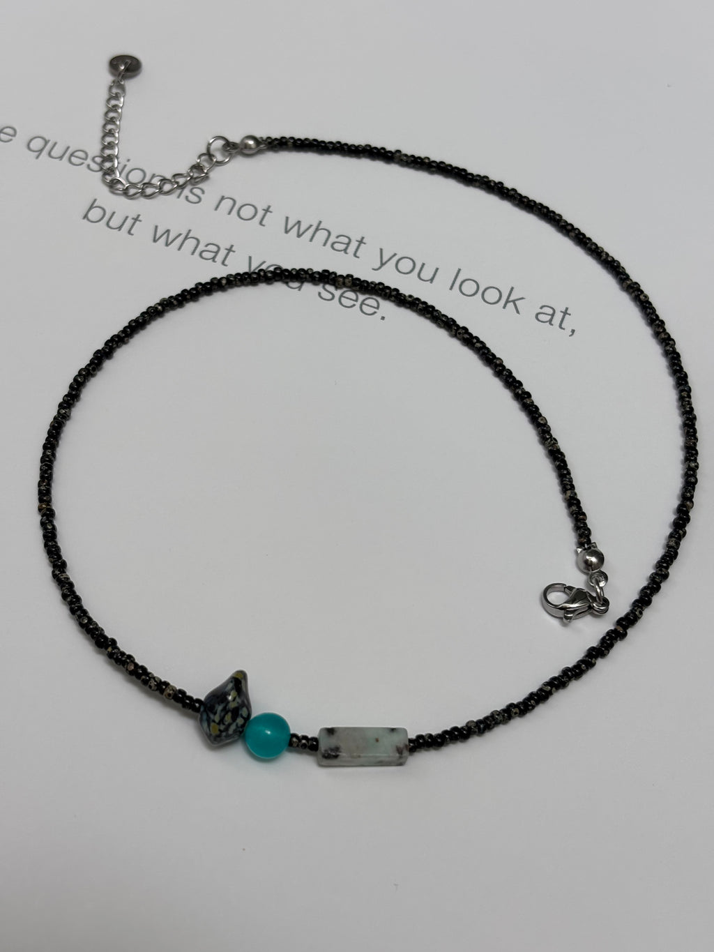 Afterglow · Necklace captures the moment when light lingers after dusk