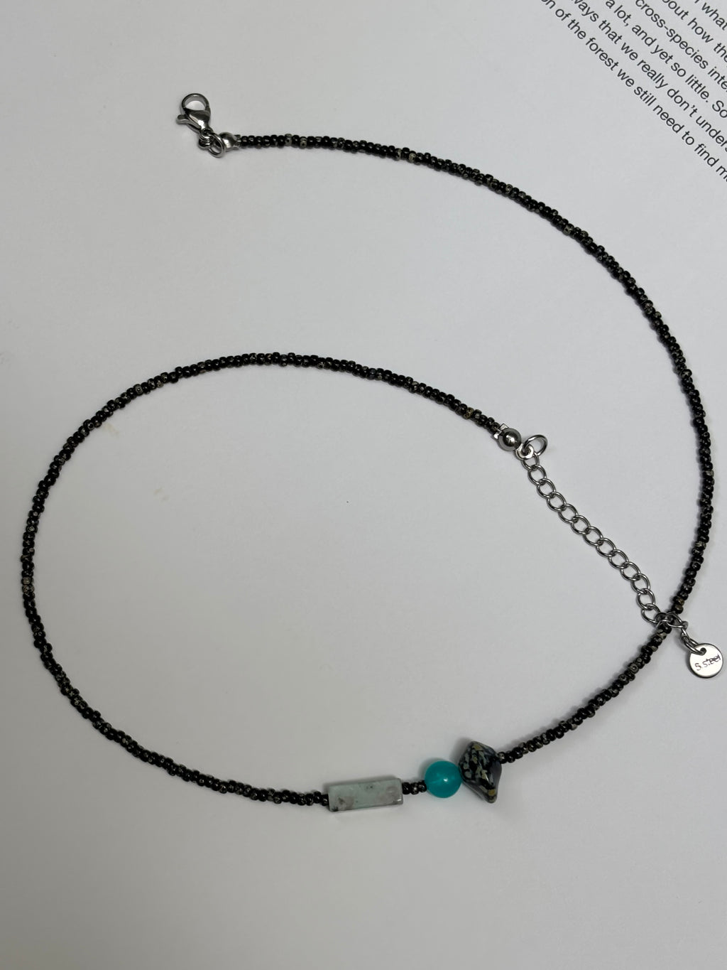 Afterglow · Necklace captures the moment when light lingers after dusk