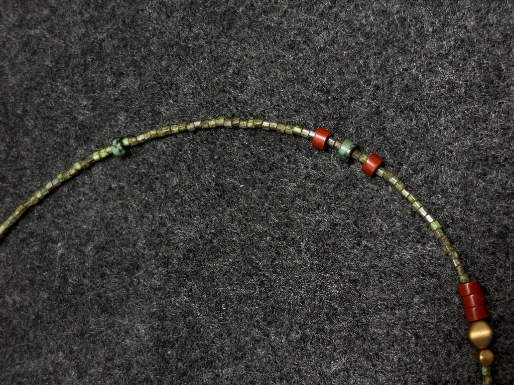 Sanctum · Gender neutral handmade necklace with natural stones