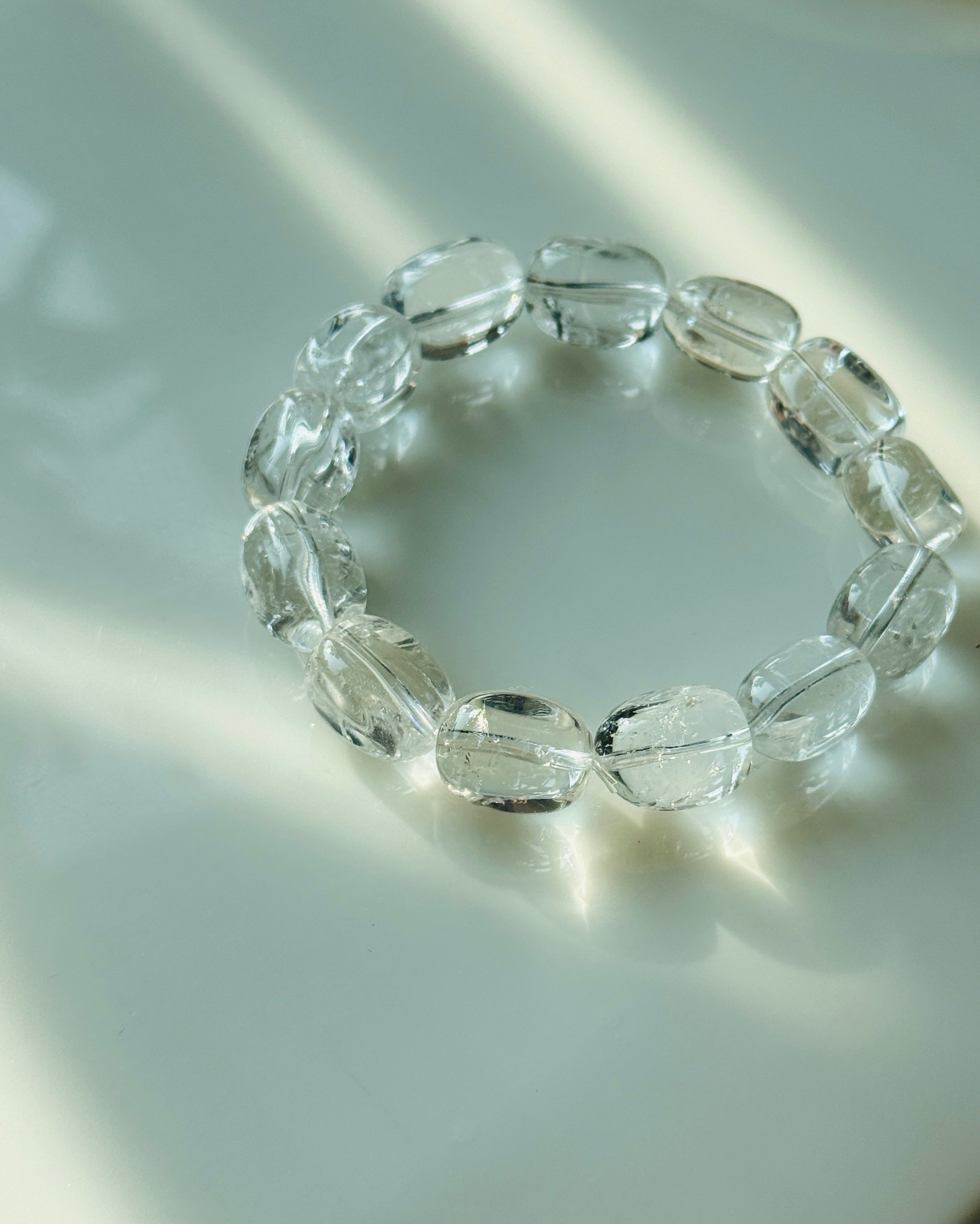Monologue · Natural Clear Quartz Bracelet