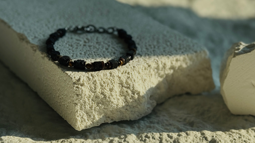 Deep Resonance · Volcanic Stone Bracelet