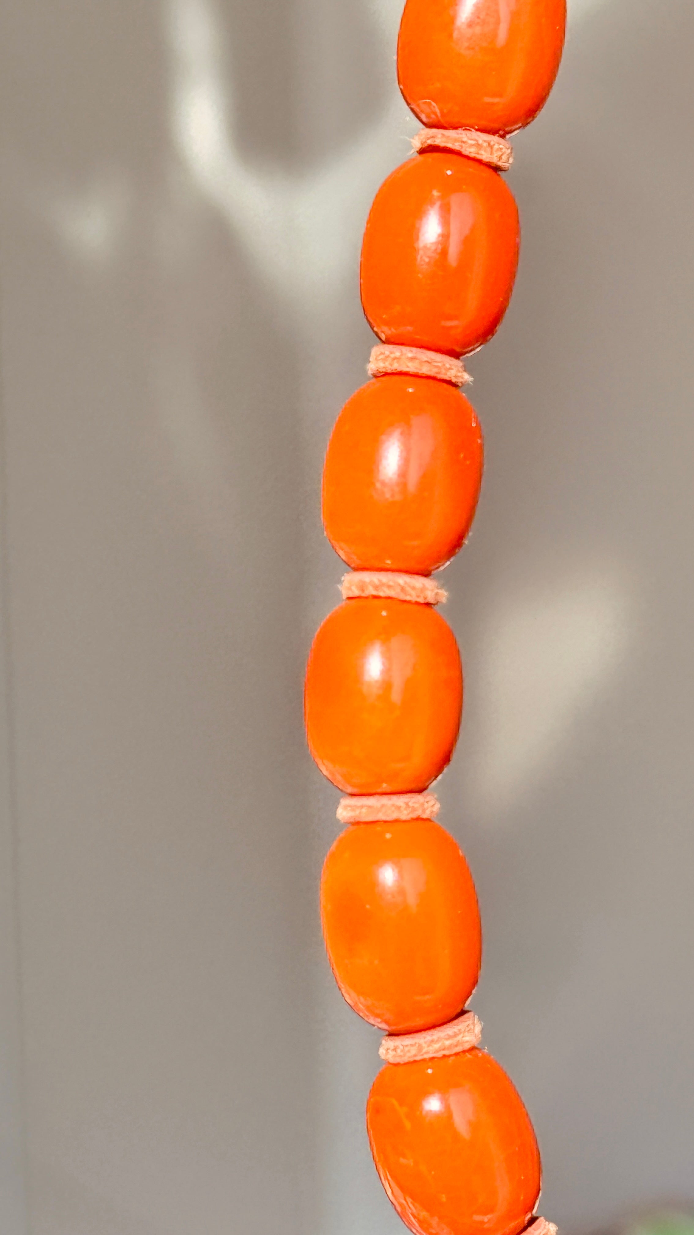 Noah’s seeds · Vintage Baltic Amber Necklace | Genuine Old Amber Beads | European Estate Find | Warm Honey-Red Patina|One-of-a-kind