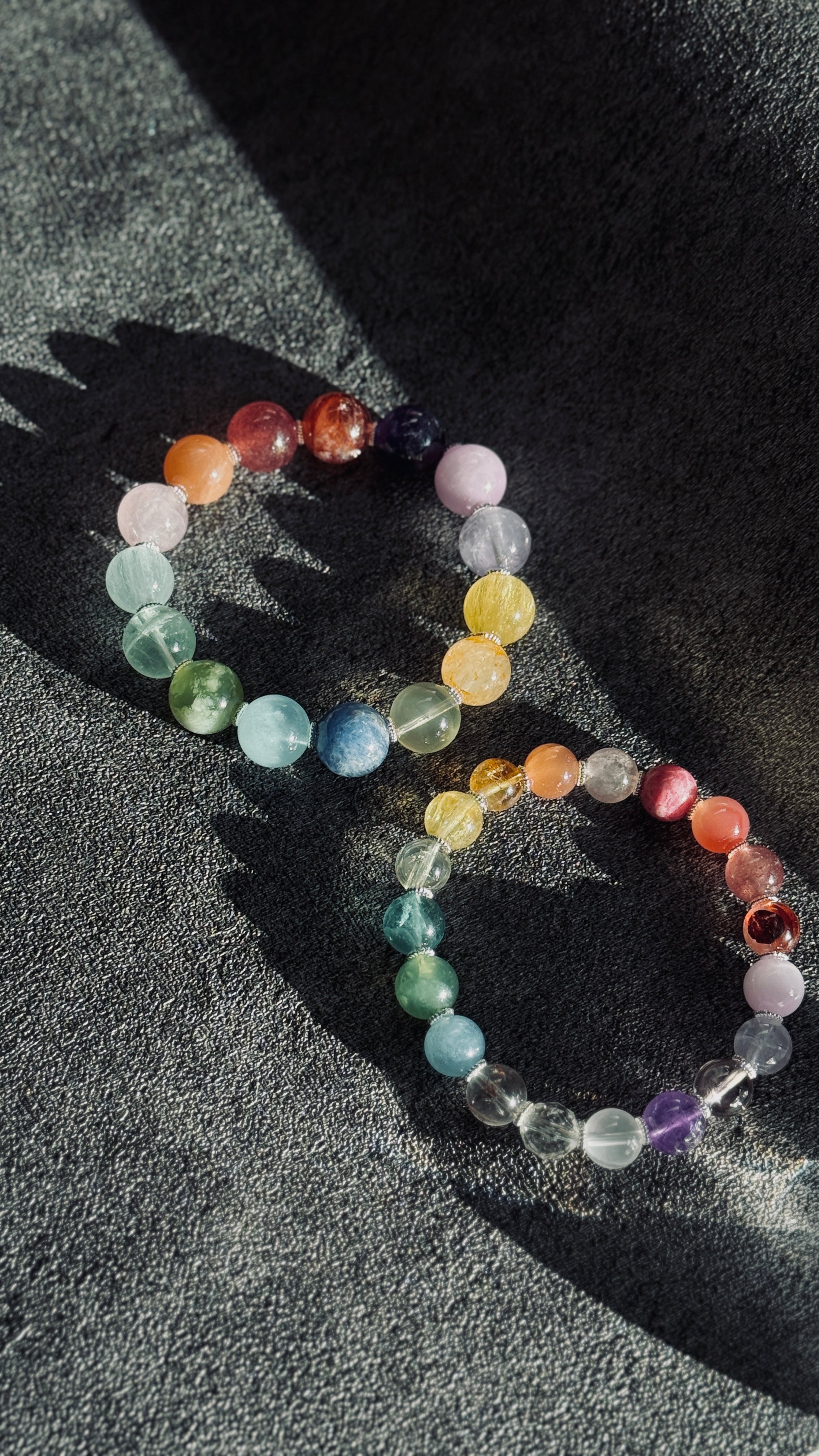 Handmade Natural Multigem Stones Bracelet