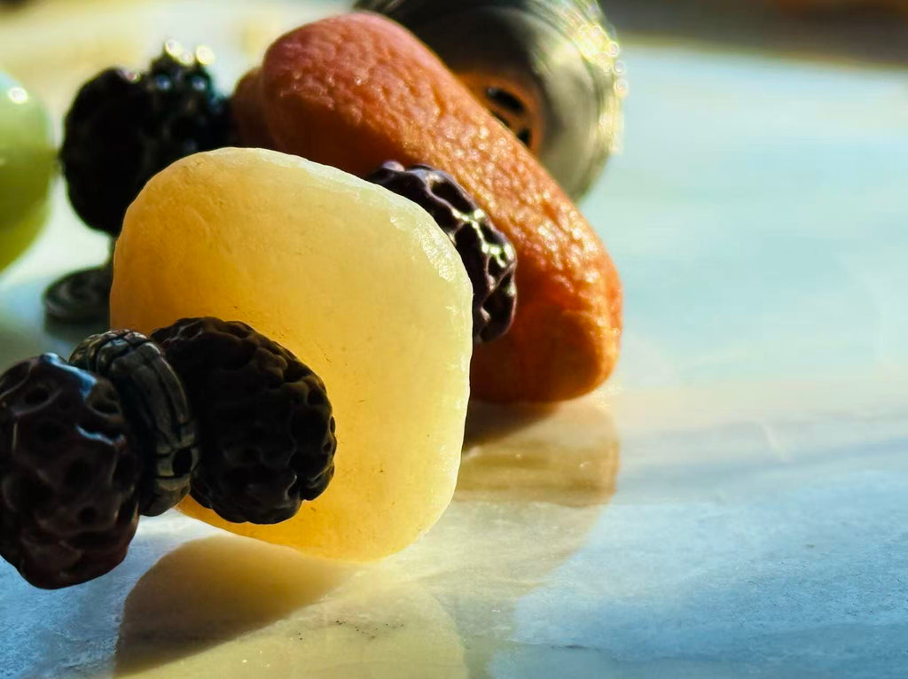 Seasons · Xinjiang Hetian Jade Bead Bracelet｜One-of-a-kind