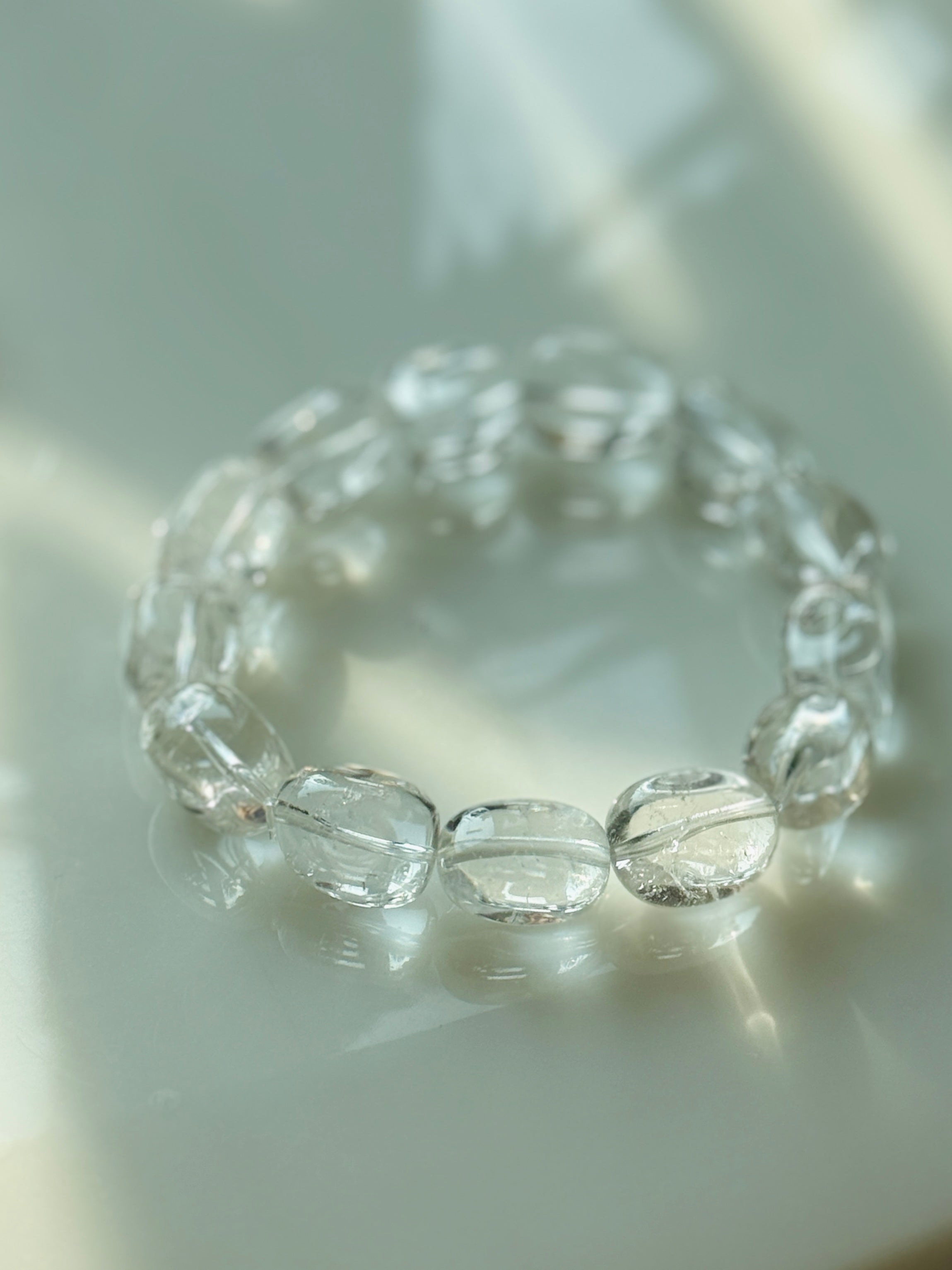 Monologue · Natural Clear Quartz Bracelet