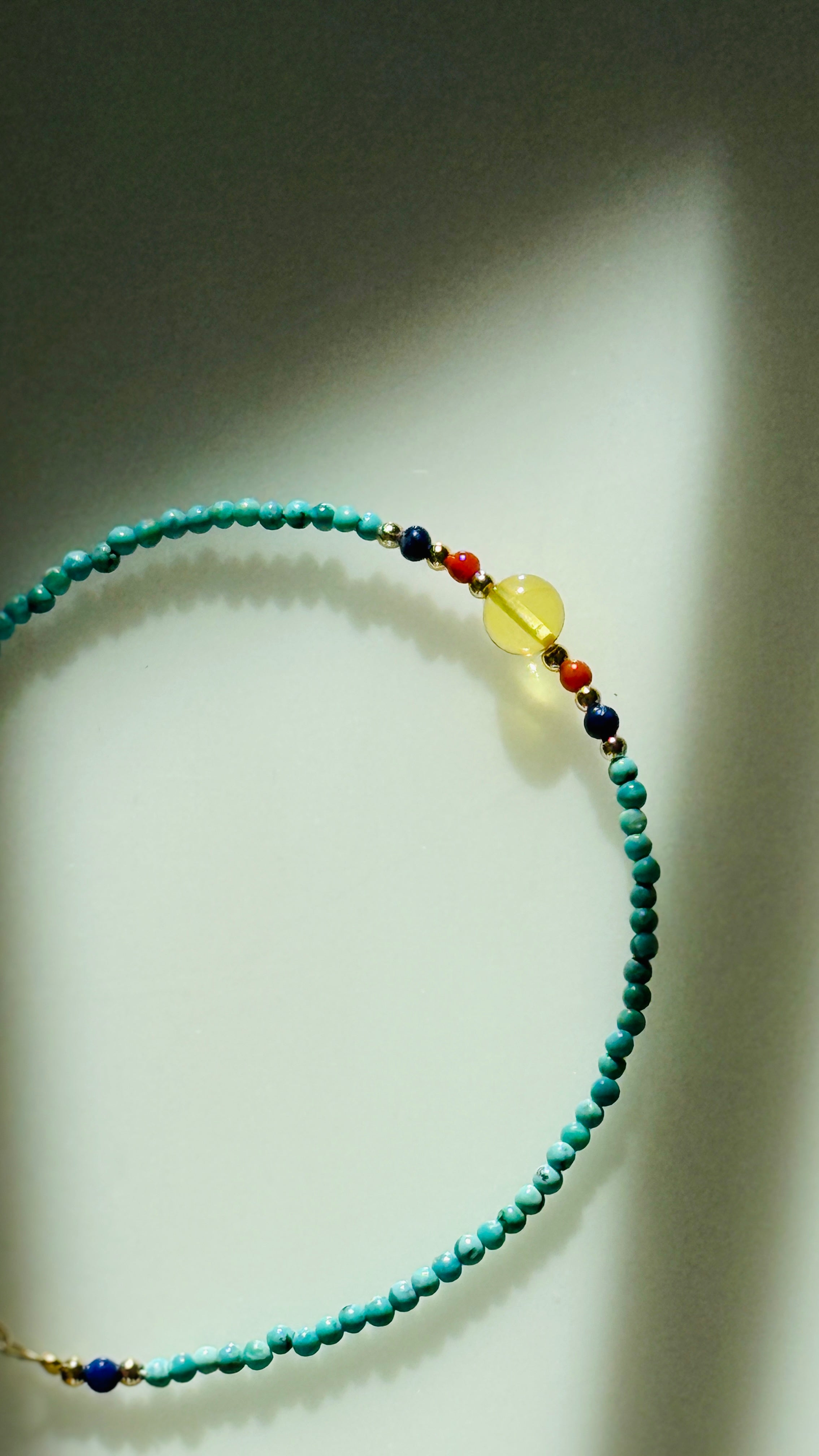 Vermilion · Natural south red agate and natural tourmaline Bracelet